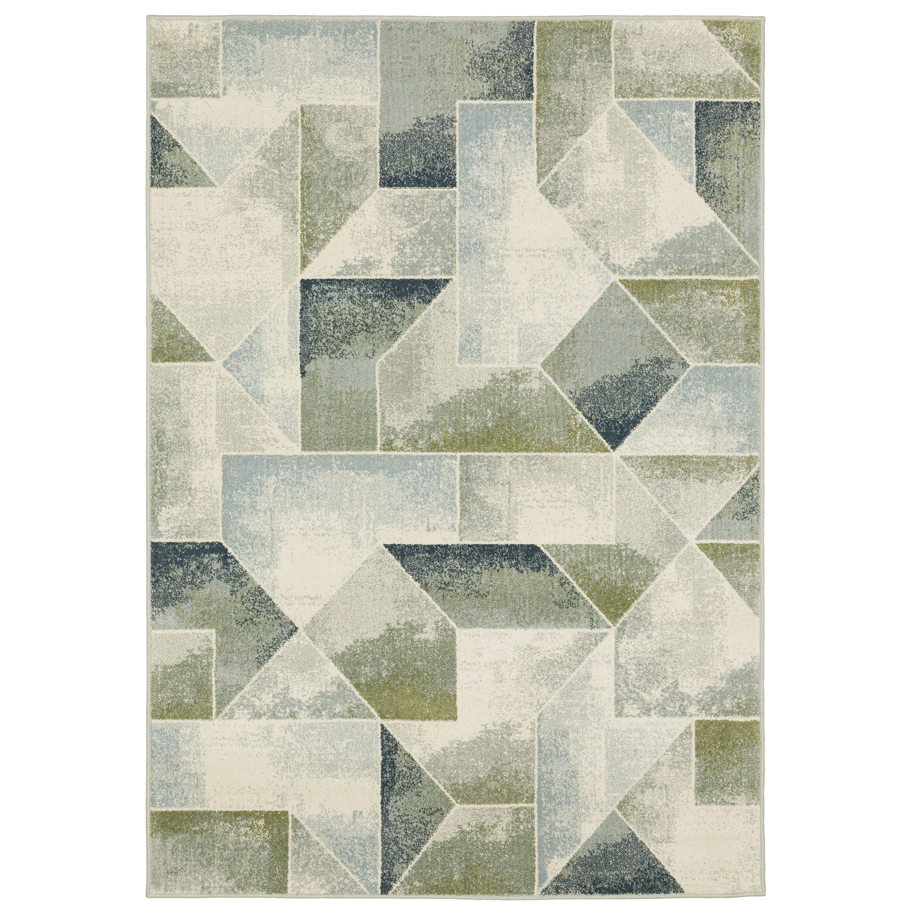 Oriental Weavers Branson BR10A Blue/Green Area Rug