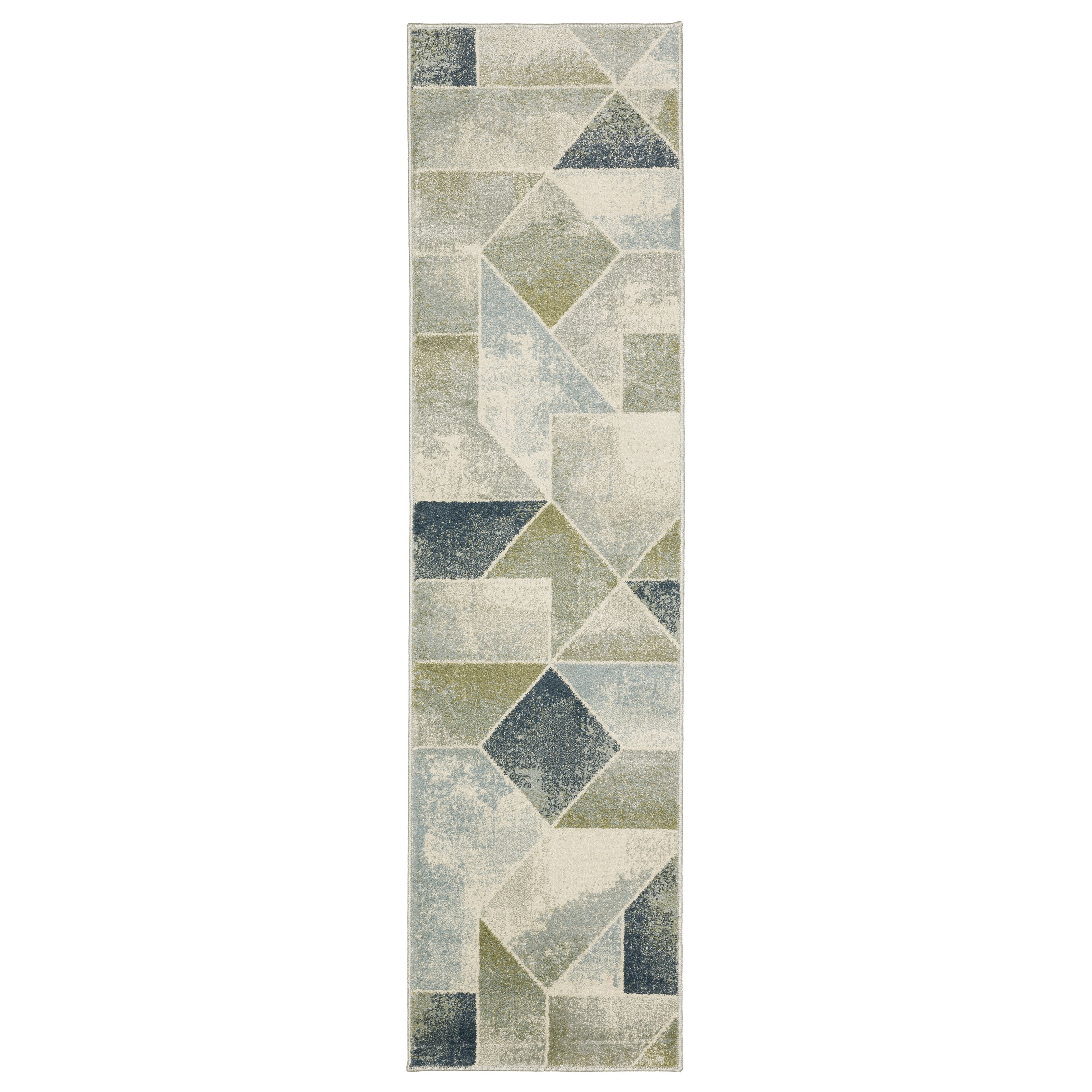 Oriental Weavers Branson BR10A Blue/Green Area Rug