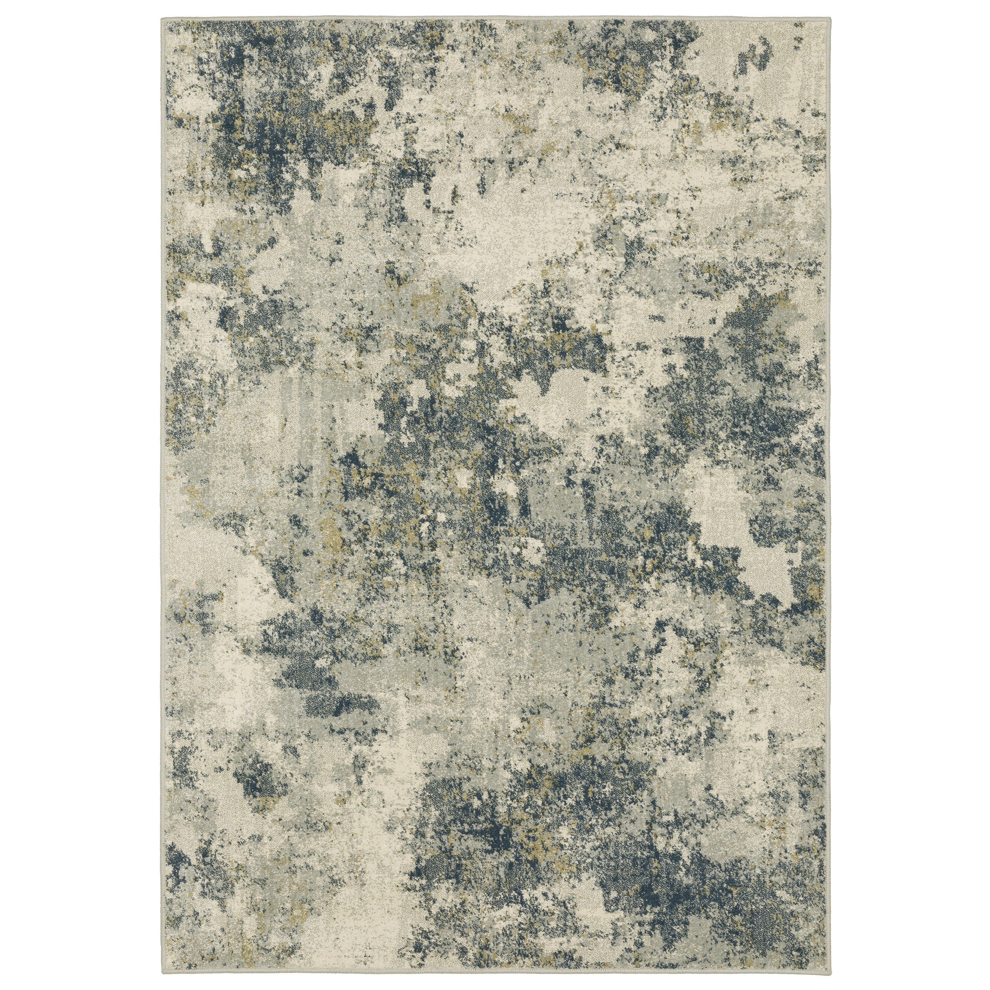 Oriental Weavers Branson BR12A Beige/Blue Area Rug