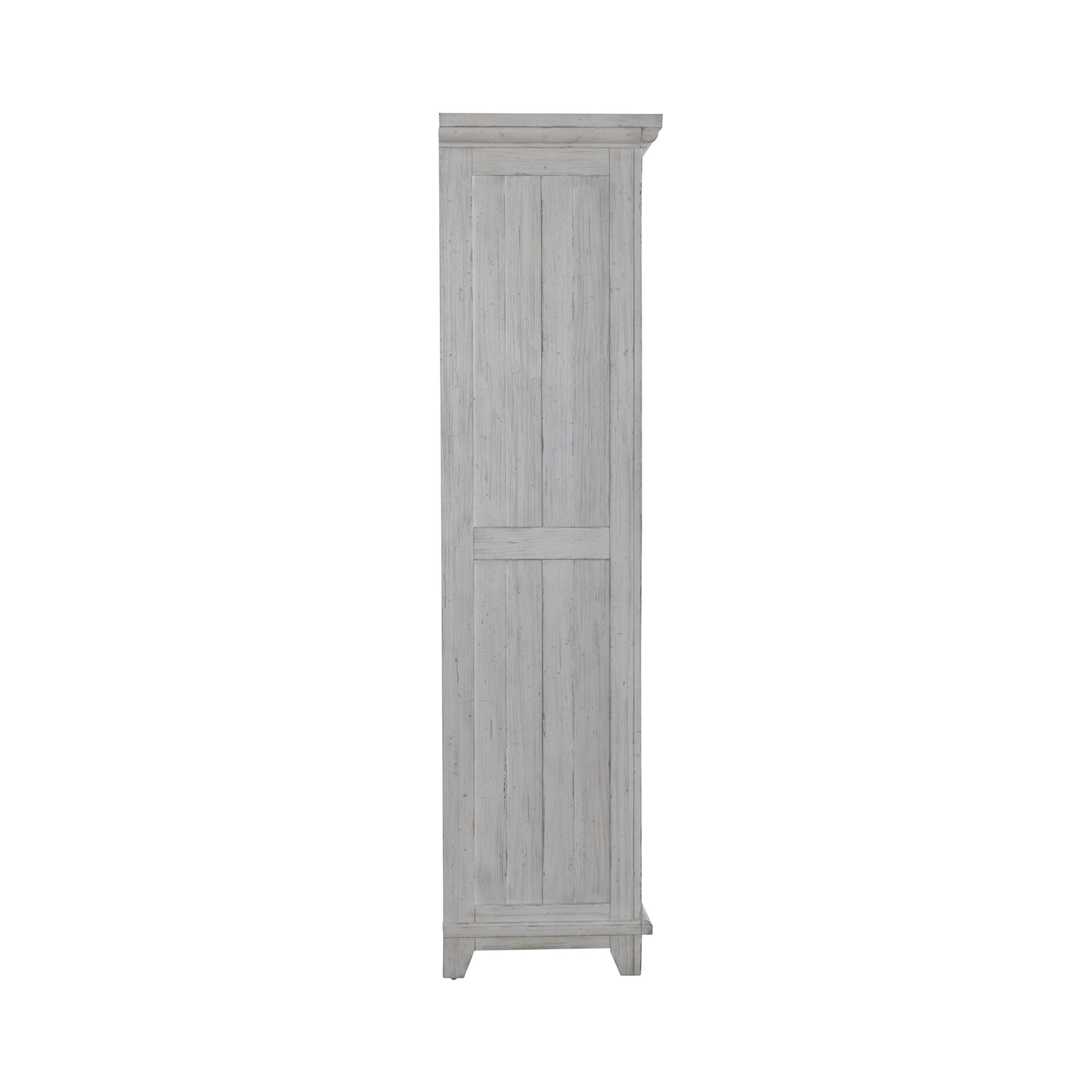 River Place - Armoire - Riverstone White & Tobacco