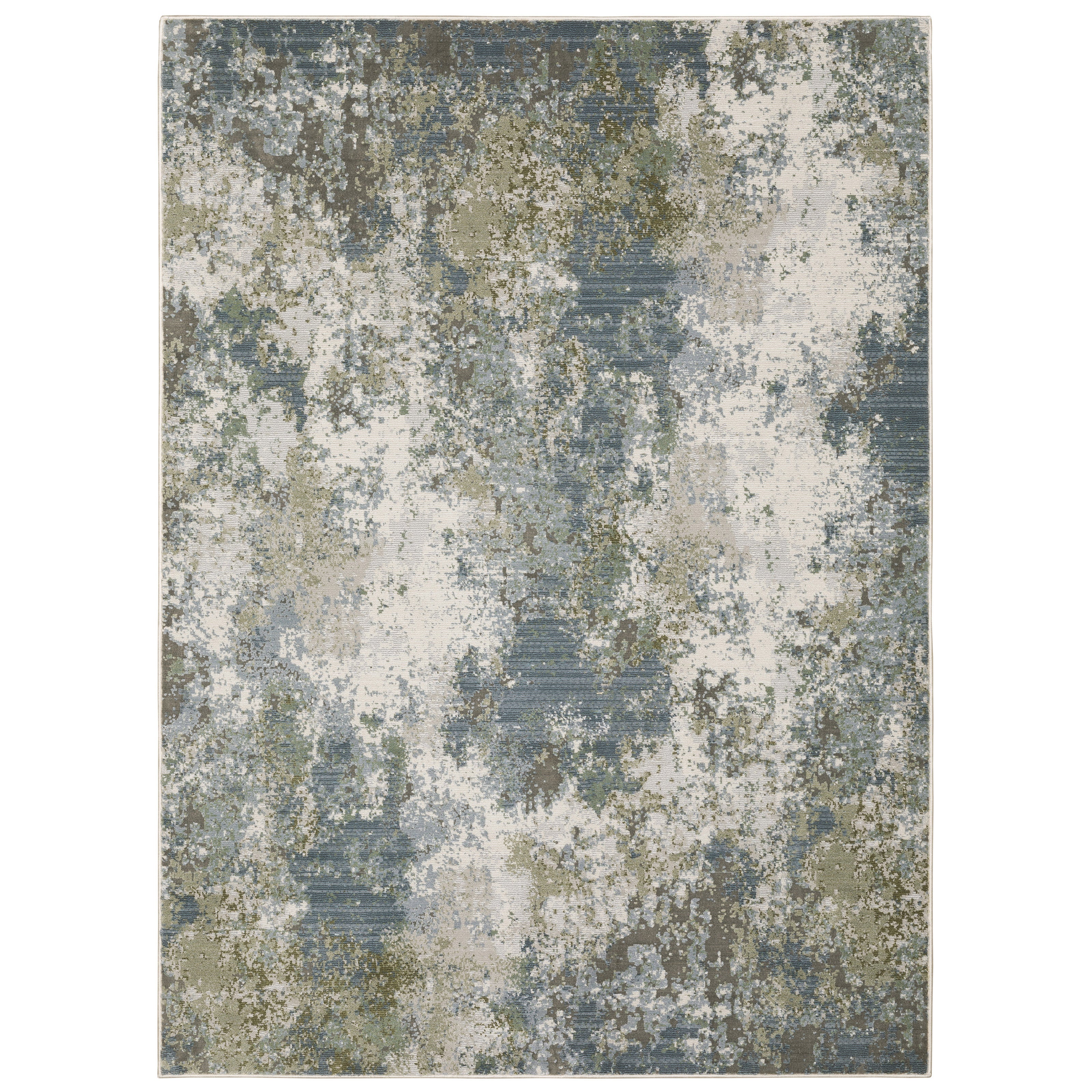 Oriental Weavers Caravan 5090E Blue/Green Area Rug