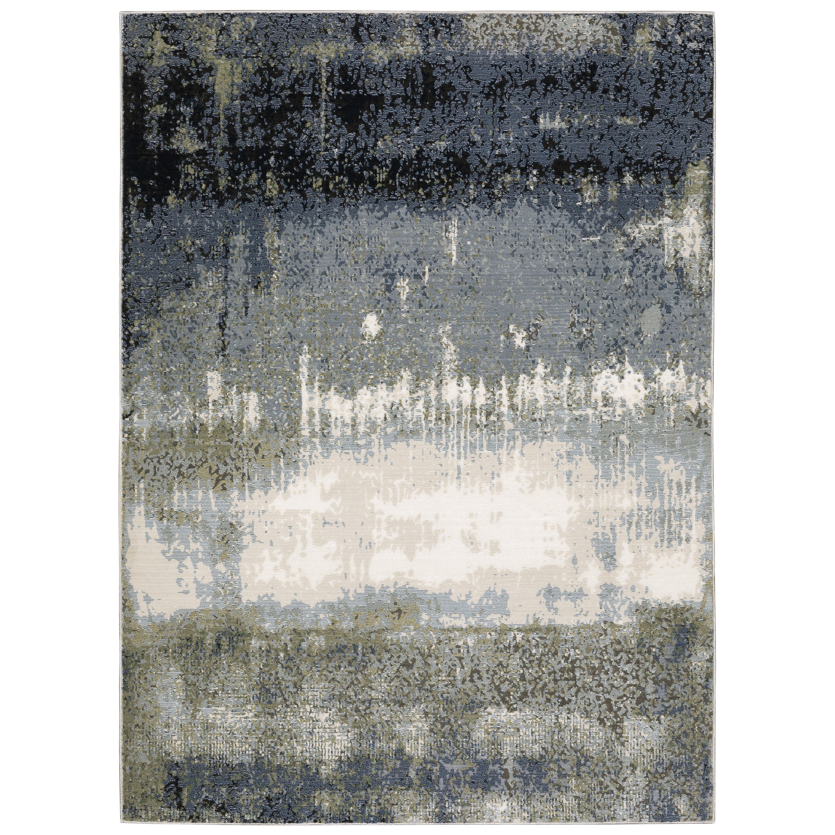 Oriental Weavers Caravan 5571H Blue/Green Area Rug