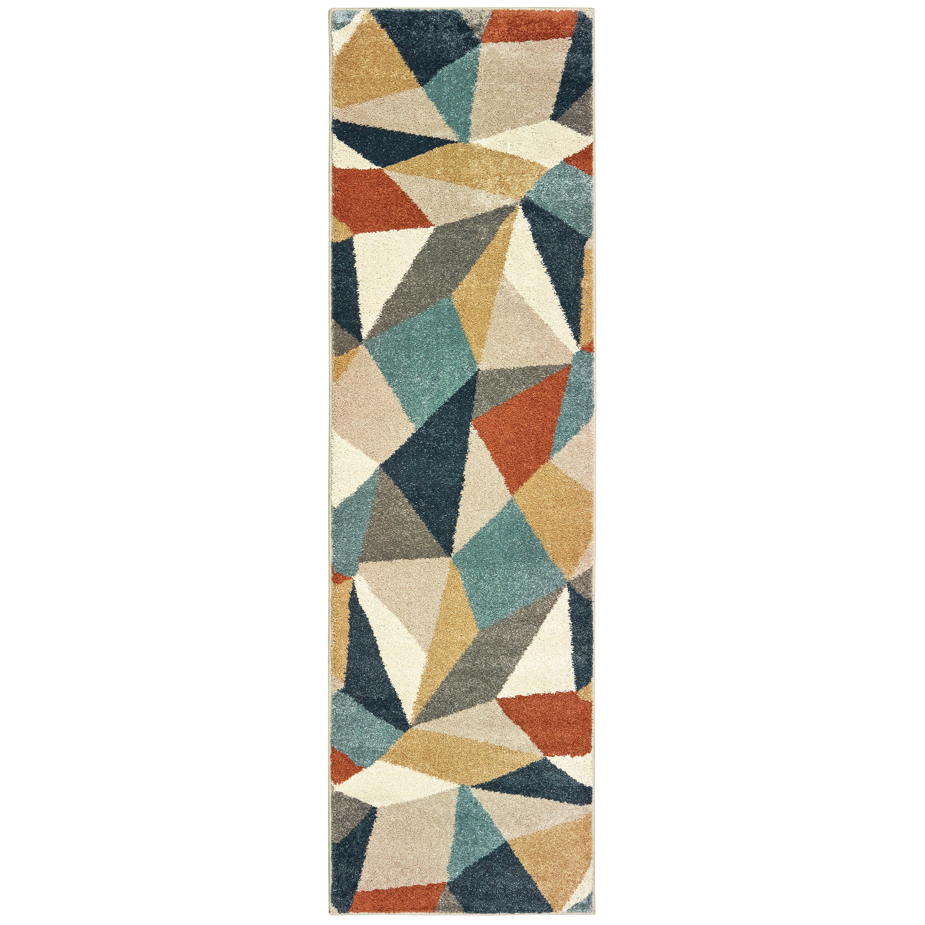 Oriental Weavers Carson 9659B Blue/Orange Area Rug