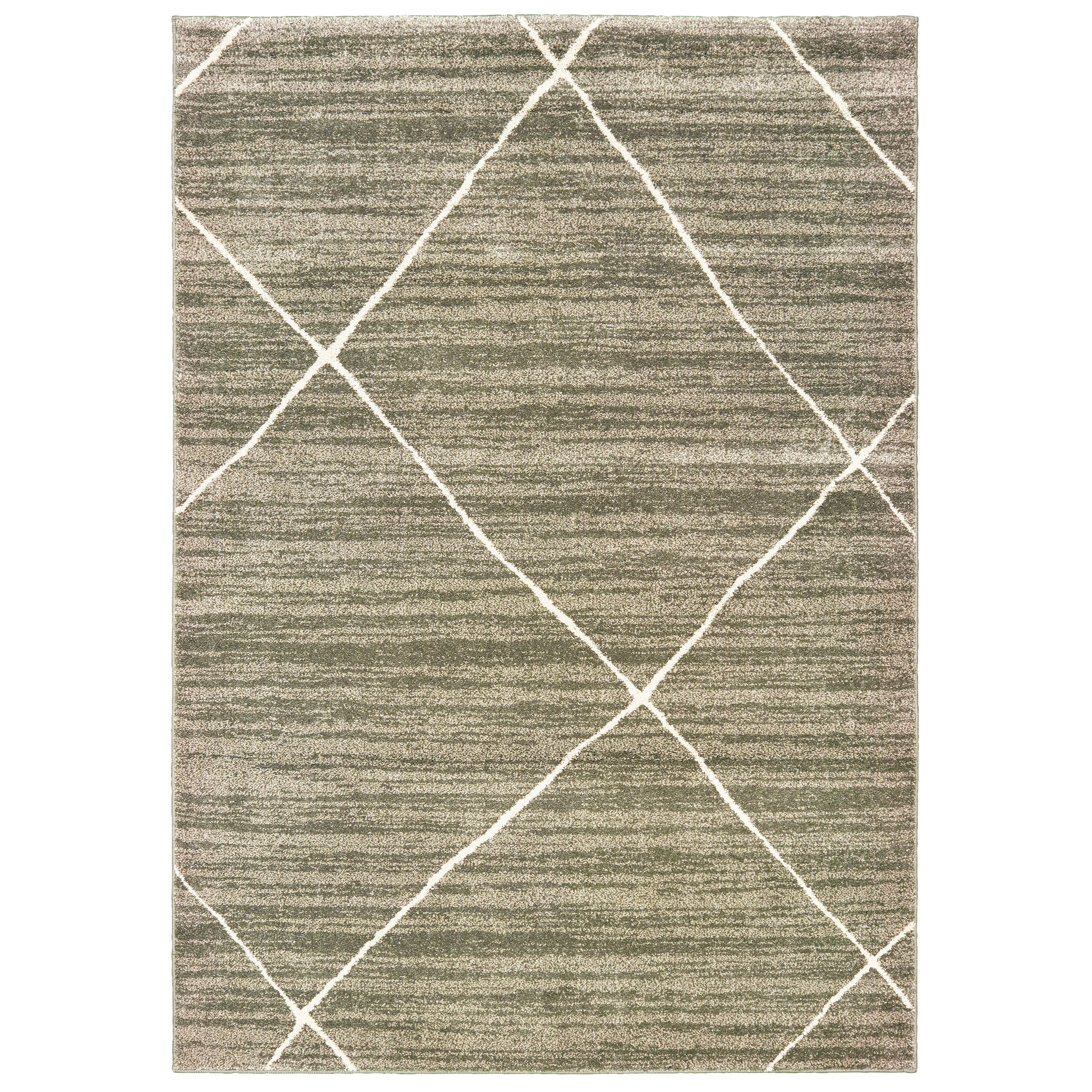 Oriental Weavers Carson 9661A Grey/Ivory Area Rug