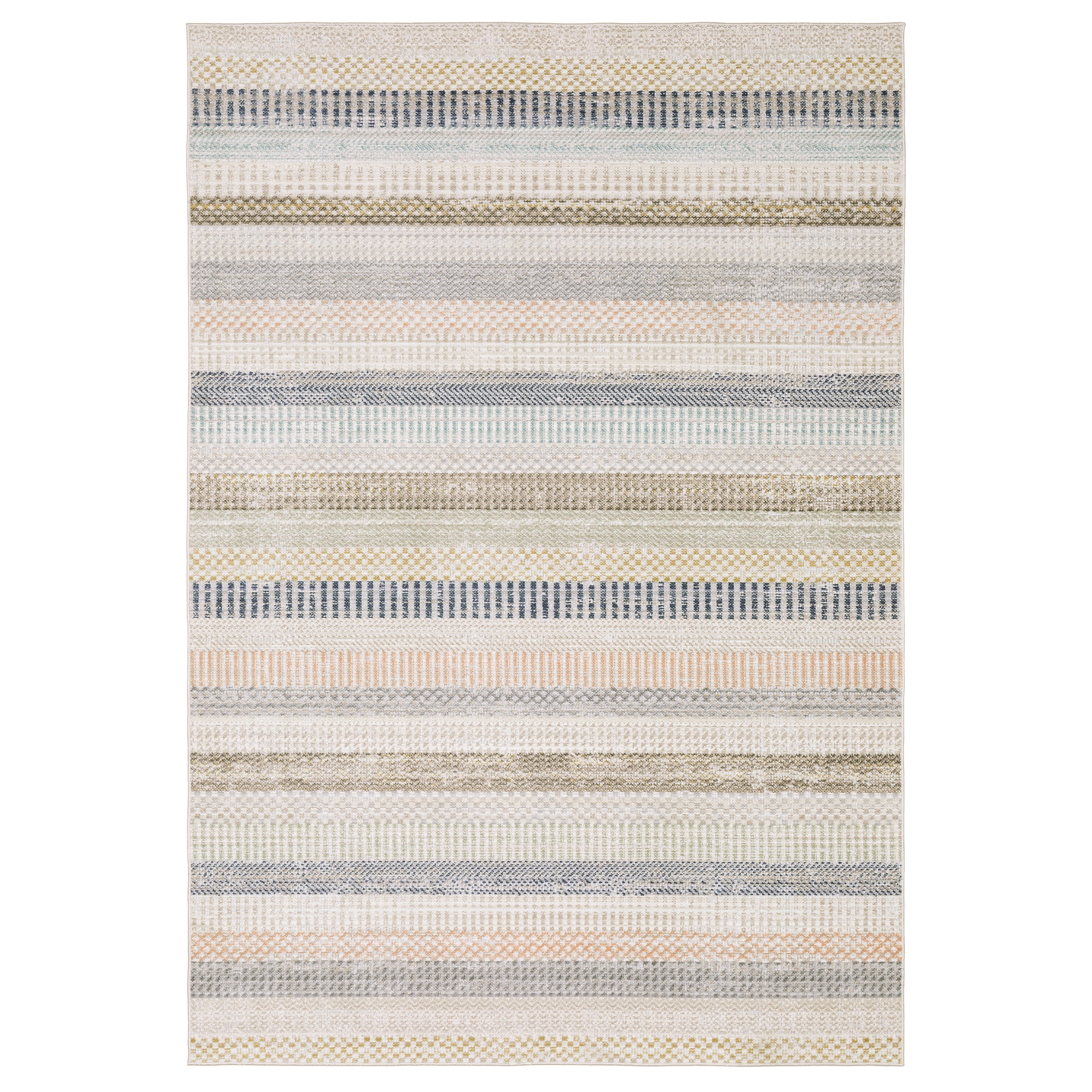 Oriental Weavers Cavett CAV08 Ivory/Multi Area Rug