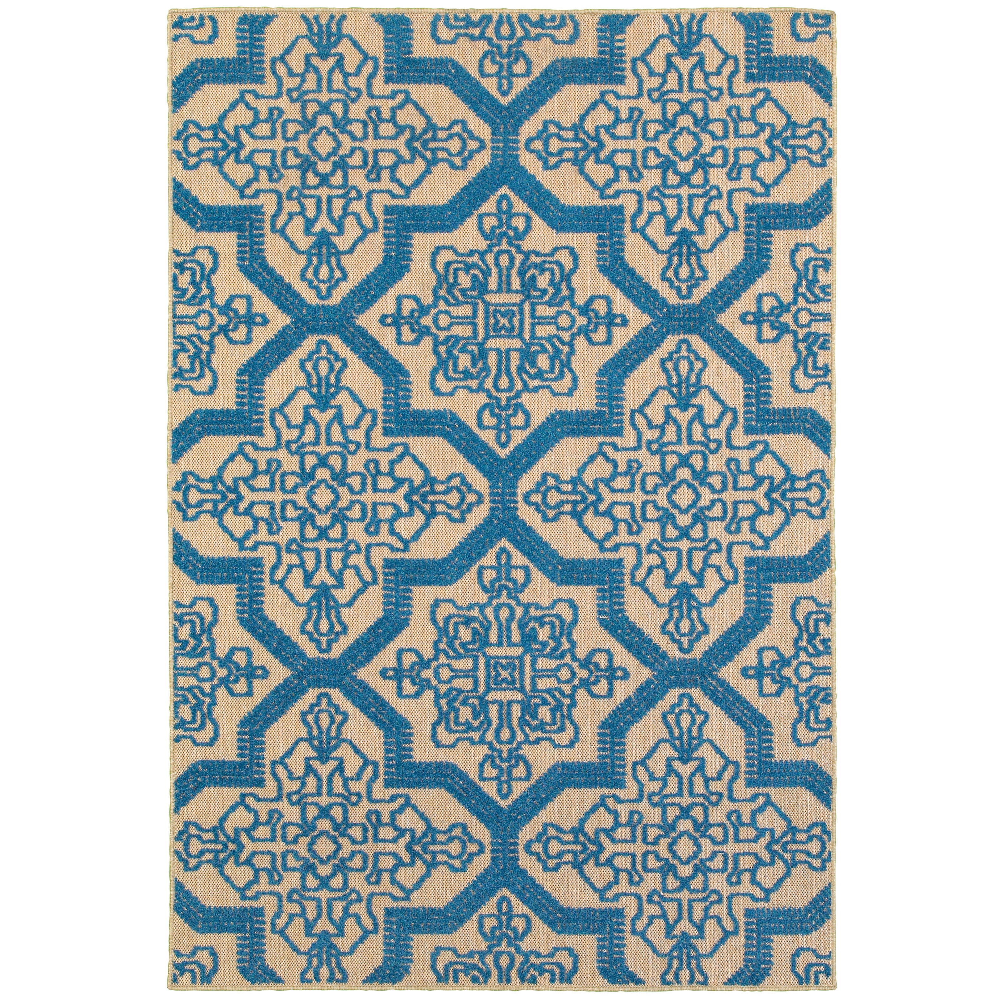 Oriental Weavers Cayman 2541V Sand/Pink Area Rug