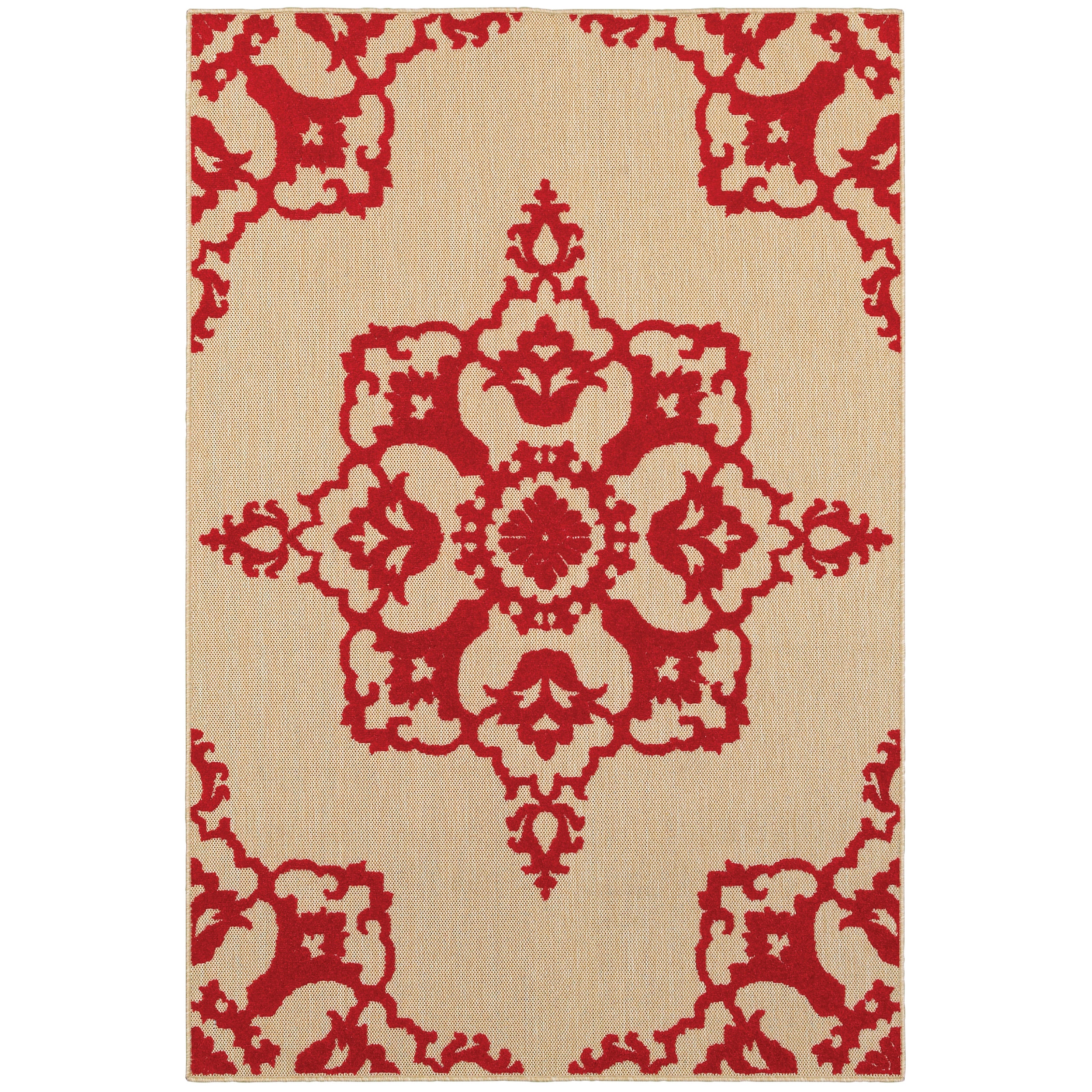 Oriental Weavers Cayman 1B Sand/Charcoal Area Rug