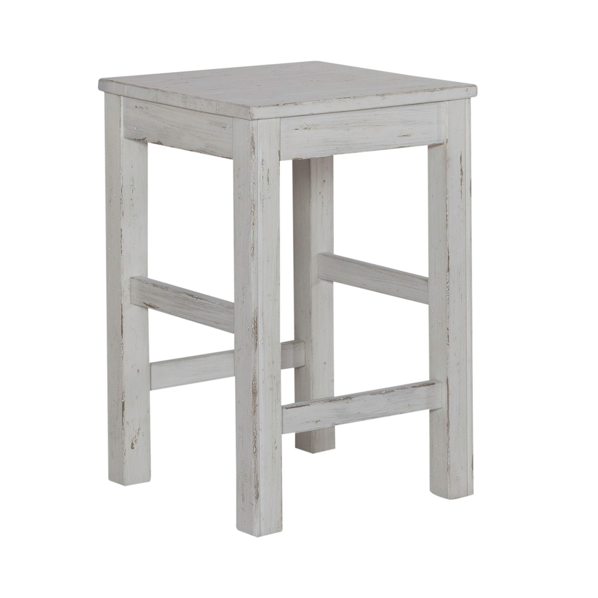 River Place - Console Stool - Riverstone White & Tobacco