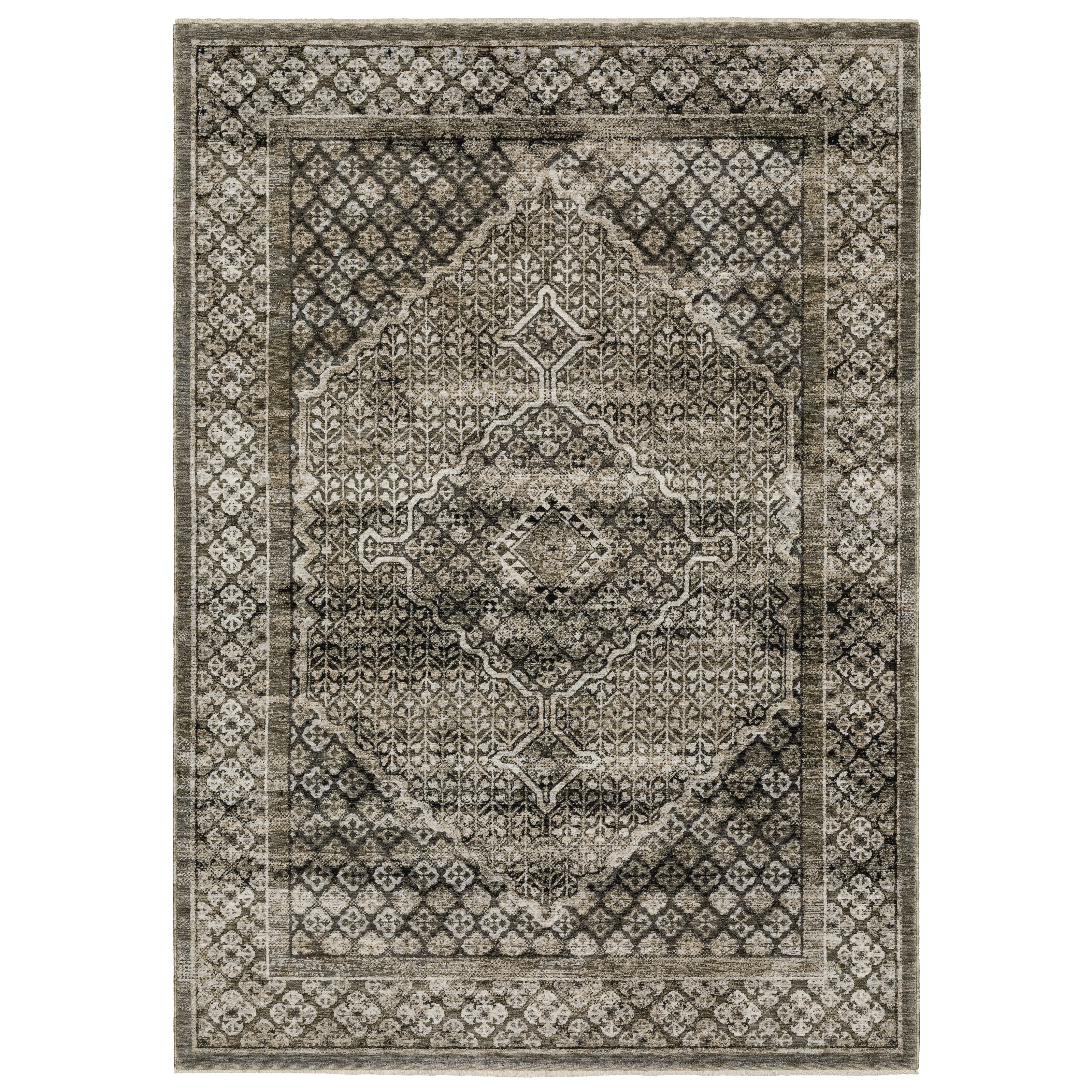Oriental Weavers Chamberlain CH02D Grey/Beige Area Rug