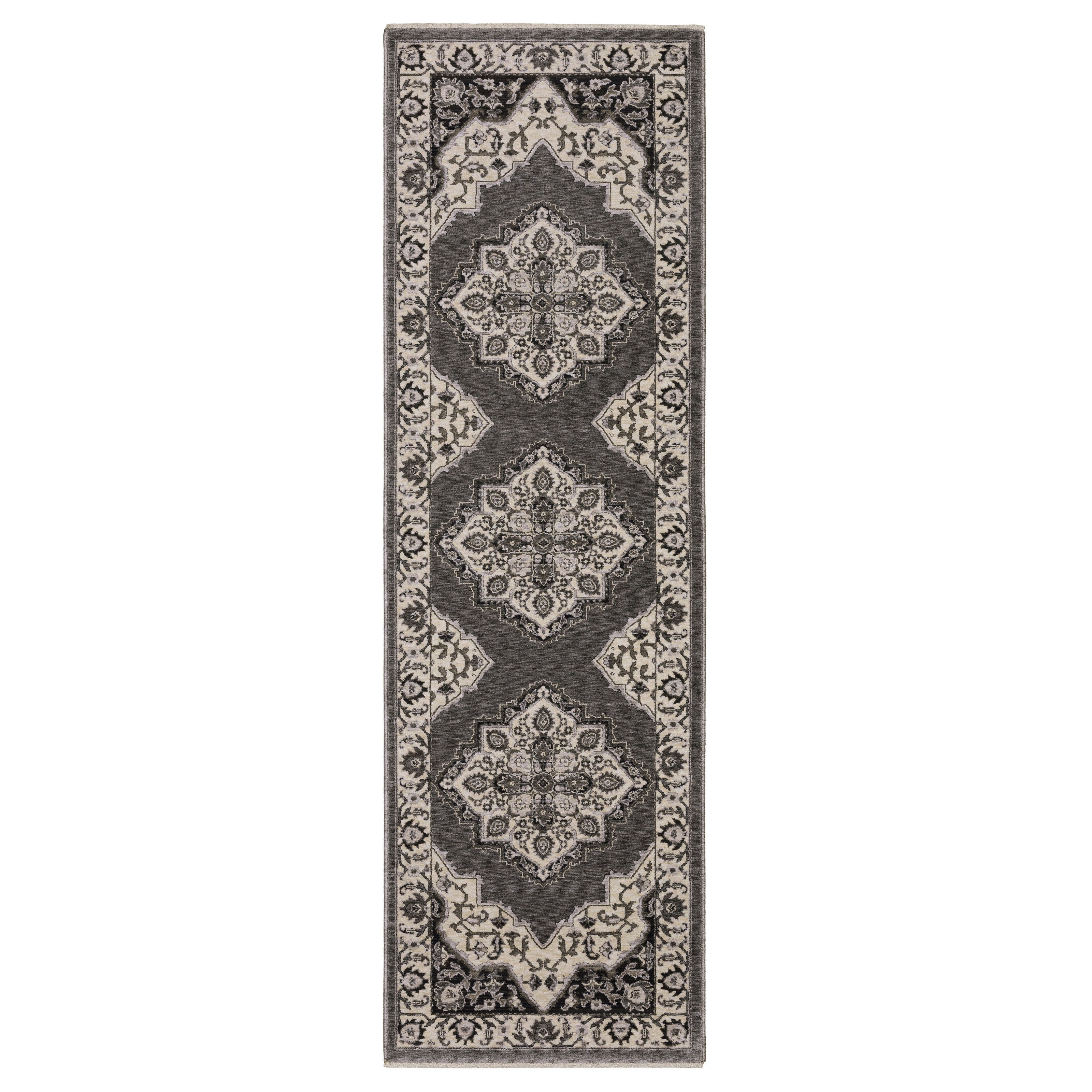 Oriental Weavers Chamberlain CH05A Grey/Beige Area Rug