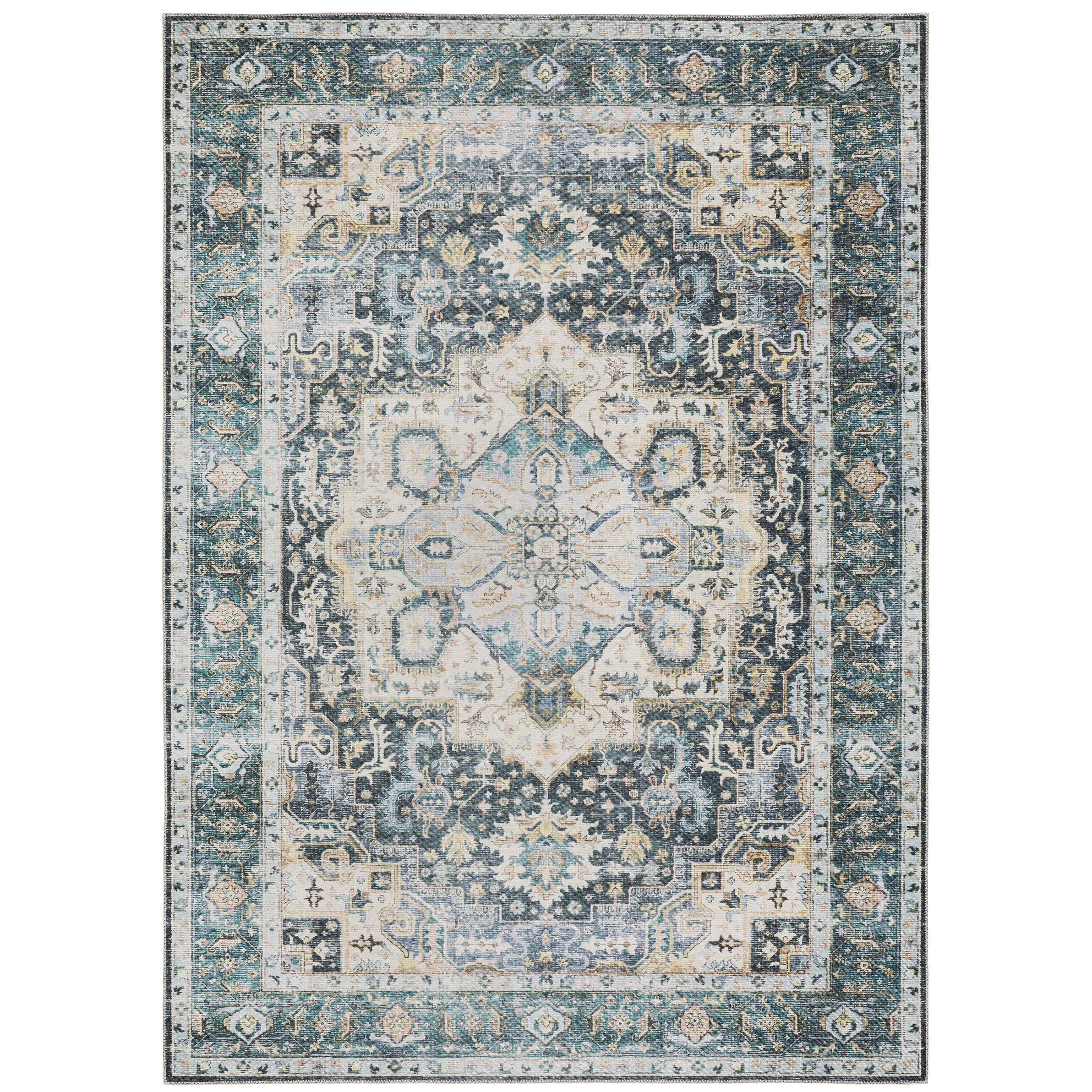 Oriental Weavers Charleston CHA01 Blue/Ivory Area Rug