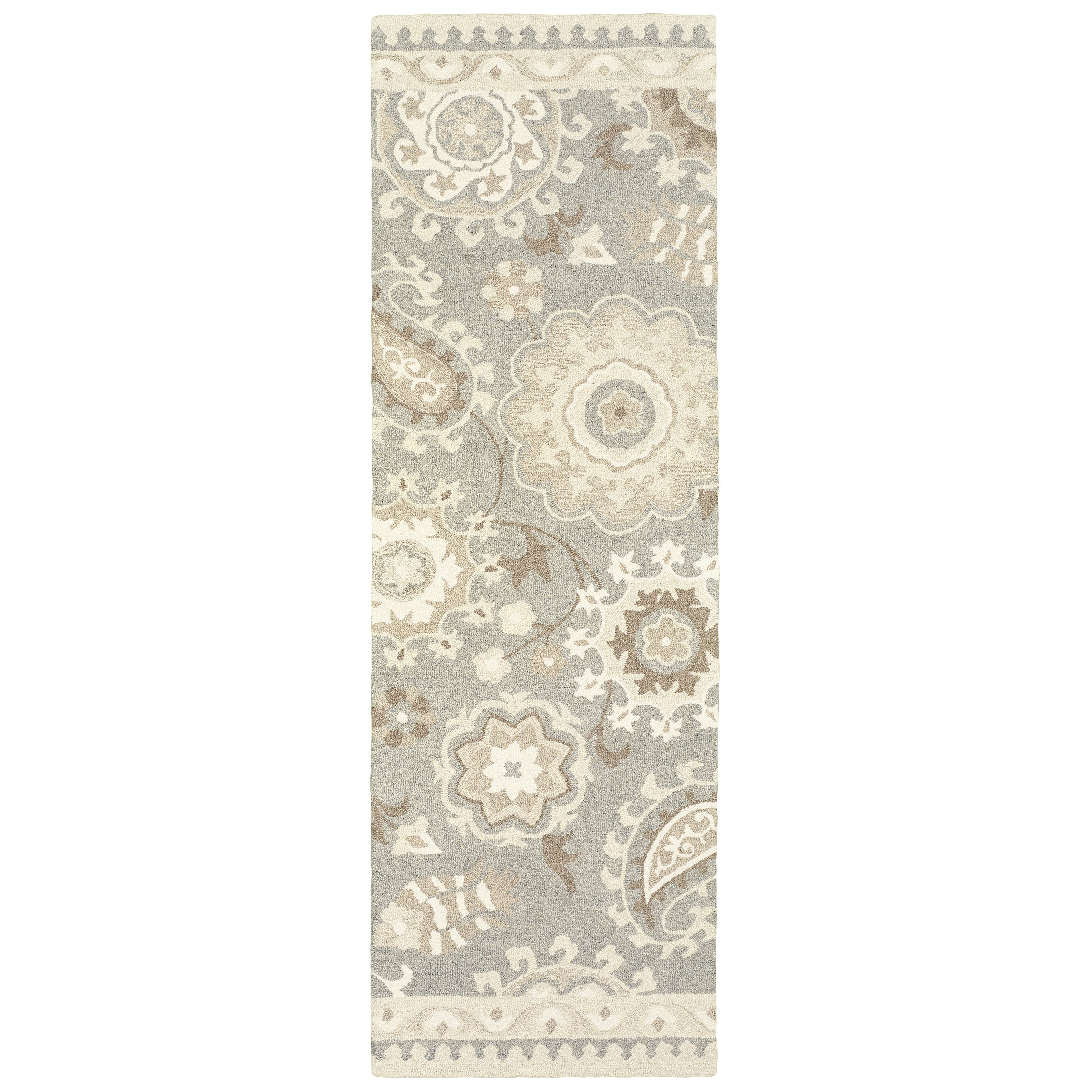 Oriental Weavers Craft 93003 Grey/Sand Area Rug