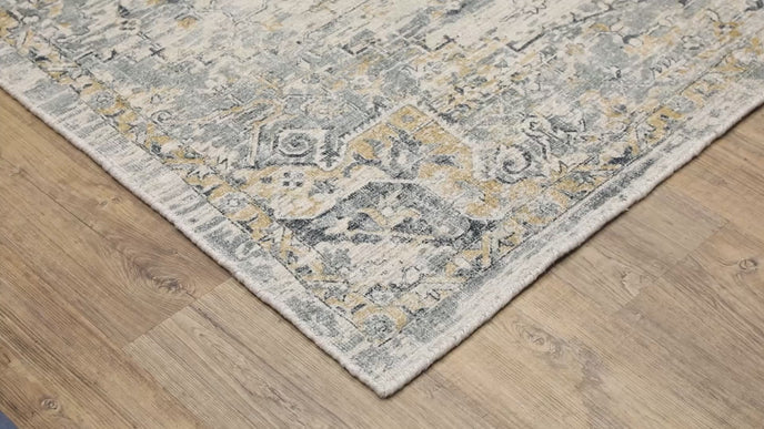Oriental Weavers Windham WIN03 Ivory/Gold Area Rug