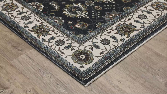 Oriental Weavers Vivian VI03A Blue/Ivory Area Rug