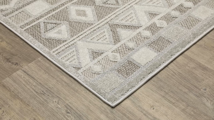 Oriental Weavers Tangier TAN09 Beige/Grey Area Rug