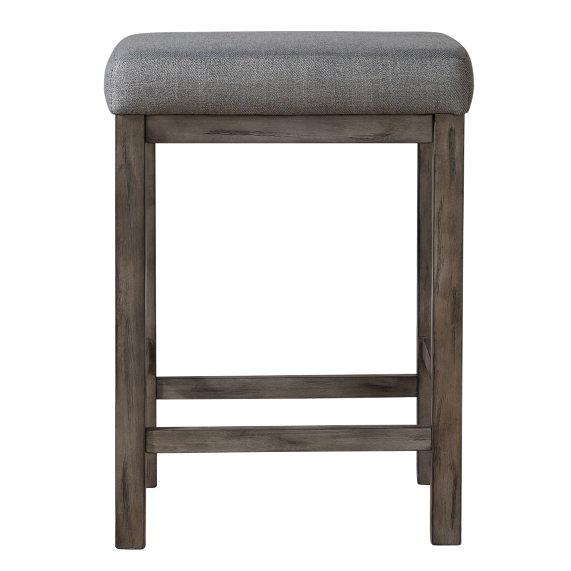Hayden Way - Upholstered Console Stool - Gray