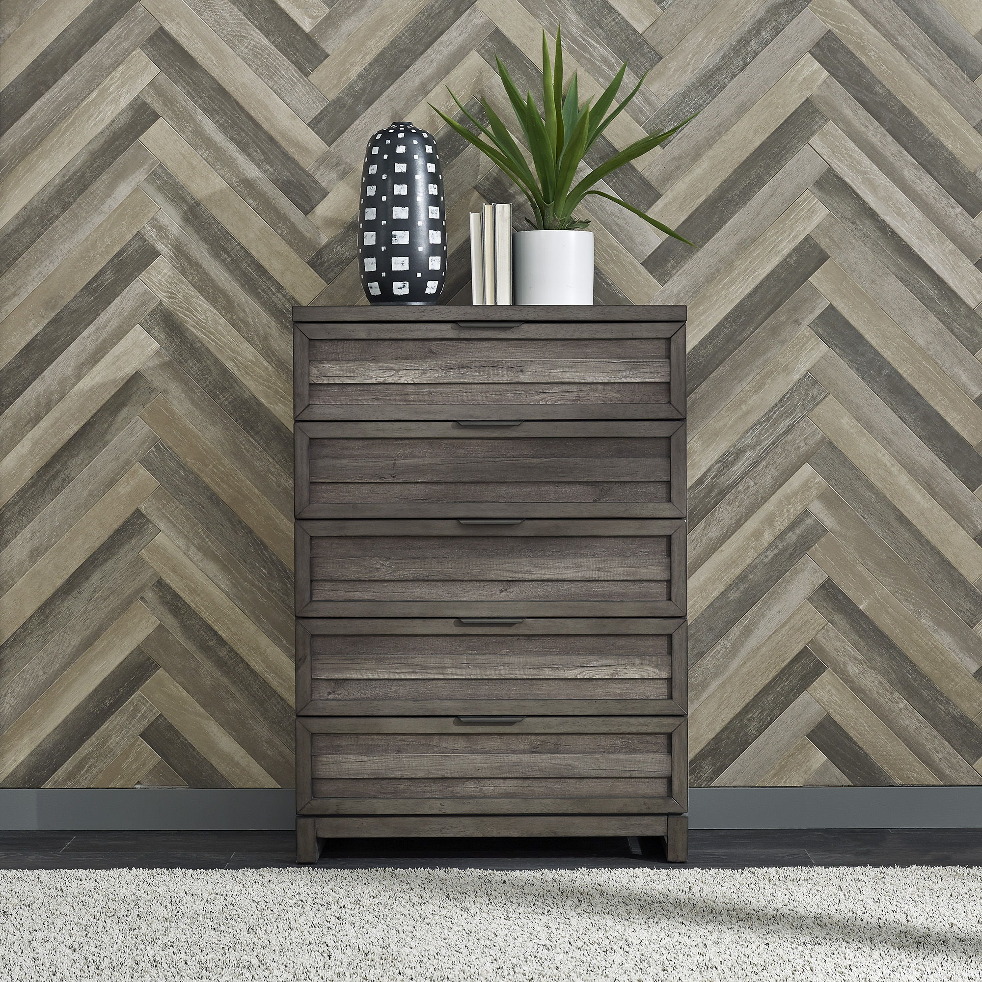 Tanners Creek - 5 Drawer Chest - Graystone