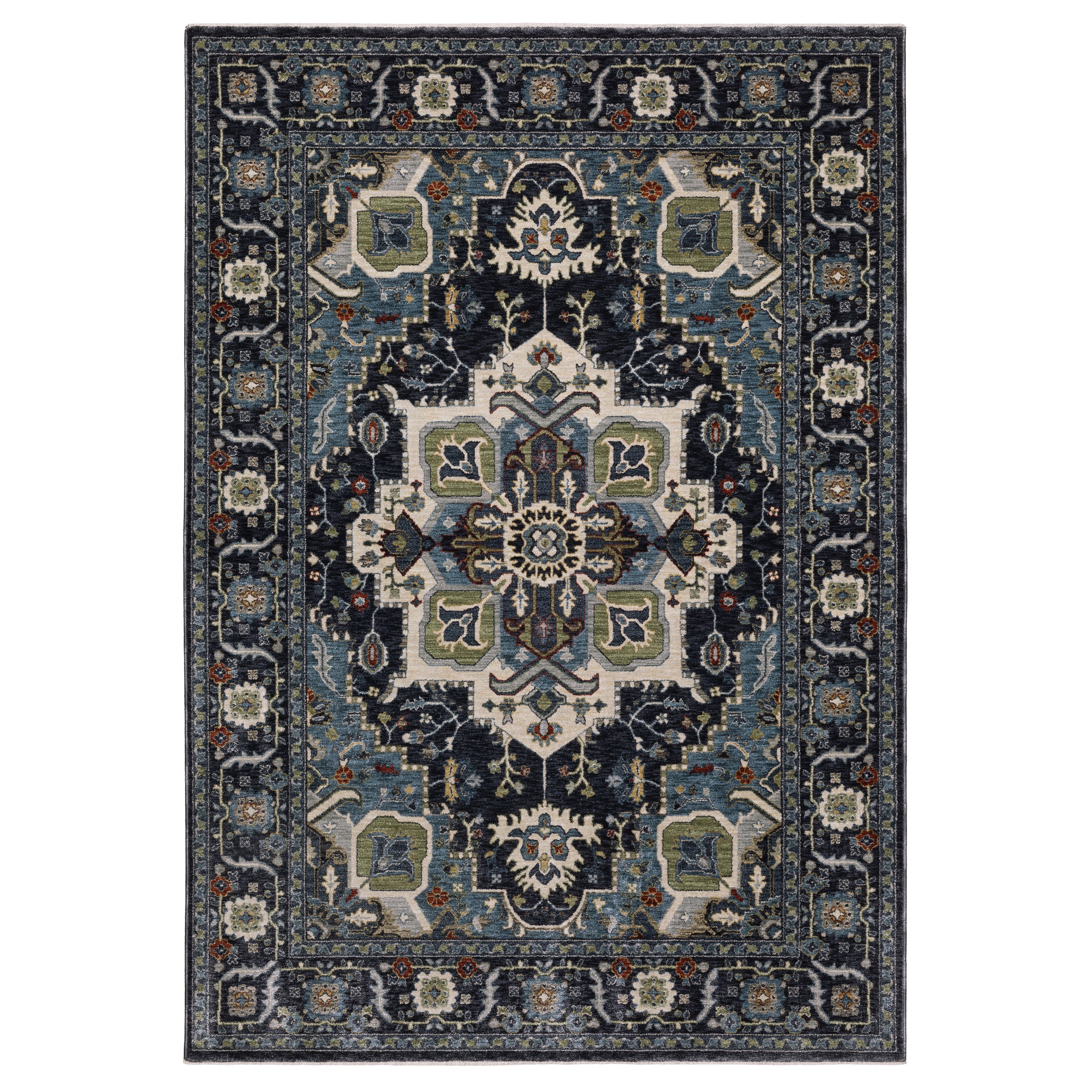Oriental Weavers Eliana ELI09 Blue/Blue Area Rug