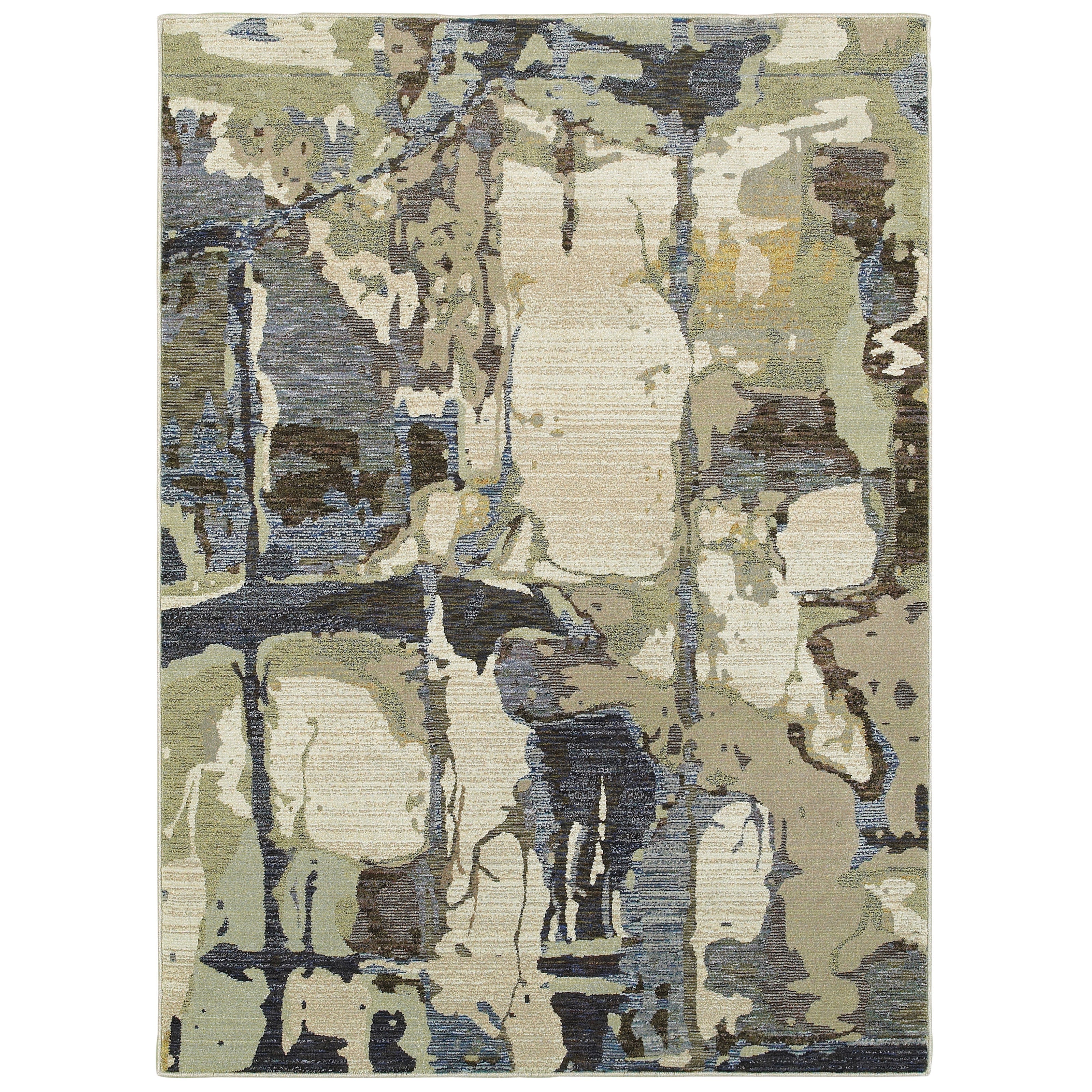Oriental Weavers Evolution 8043K Beige/Blue Area Rug