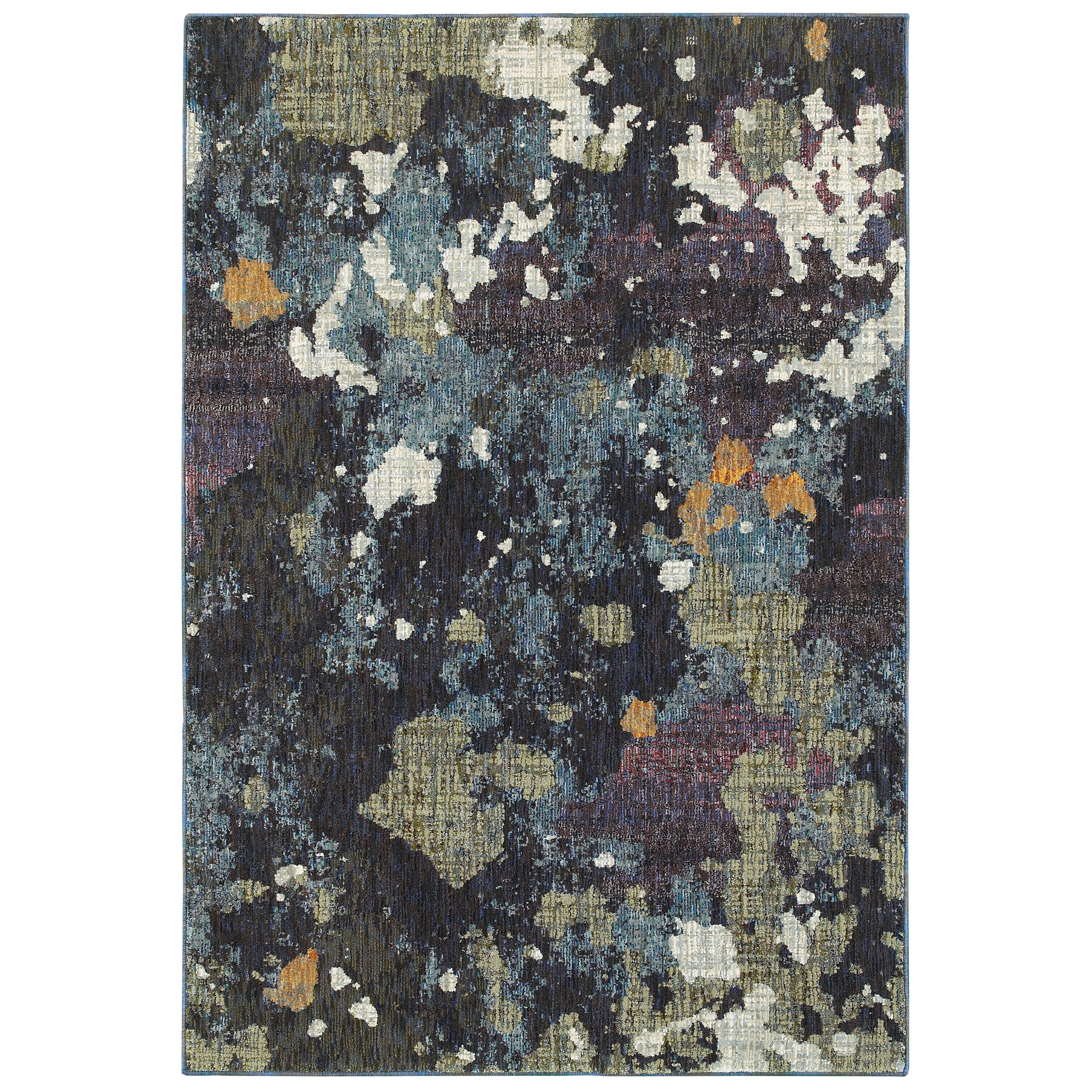 Oriental Weavers Evolution 958A Midnight/Purple Area Rug