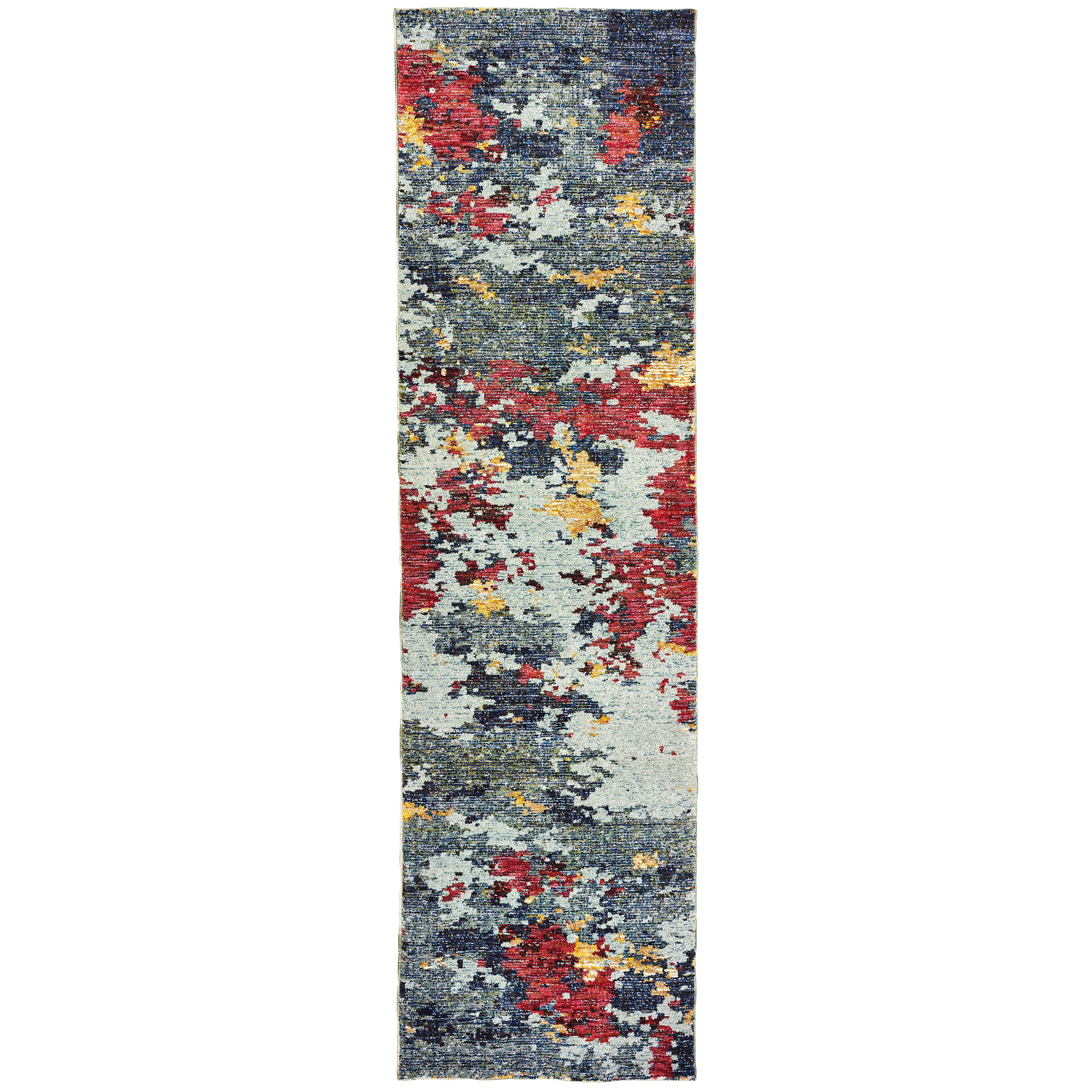 Oriental Weavers Evolution 980A Blue/Gold Area Rug
