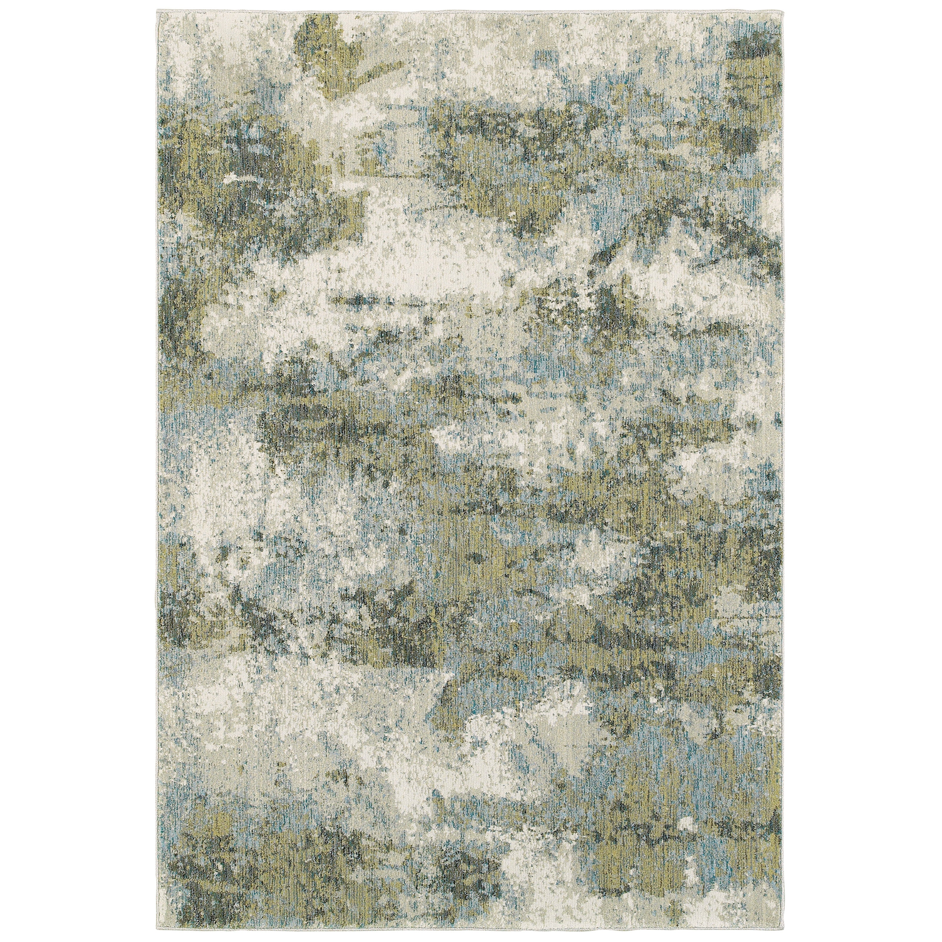 Oriental Weavers Evolution 980A Blue/Gold Area Rug