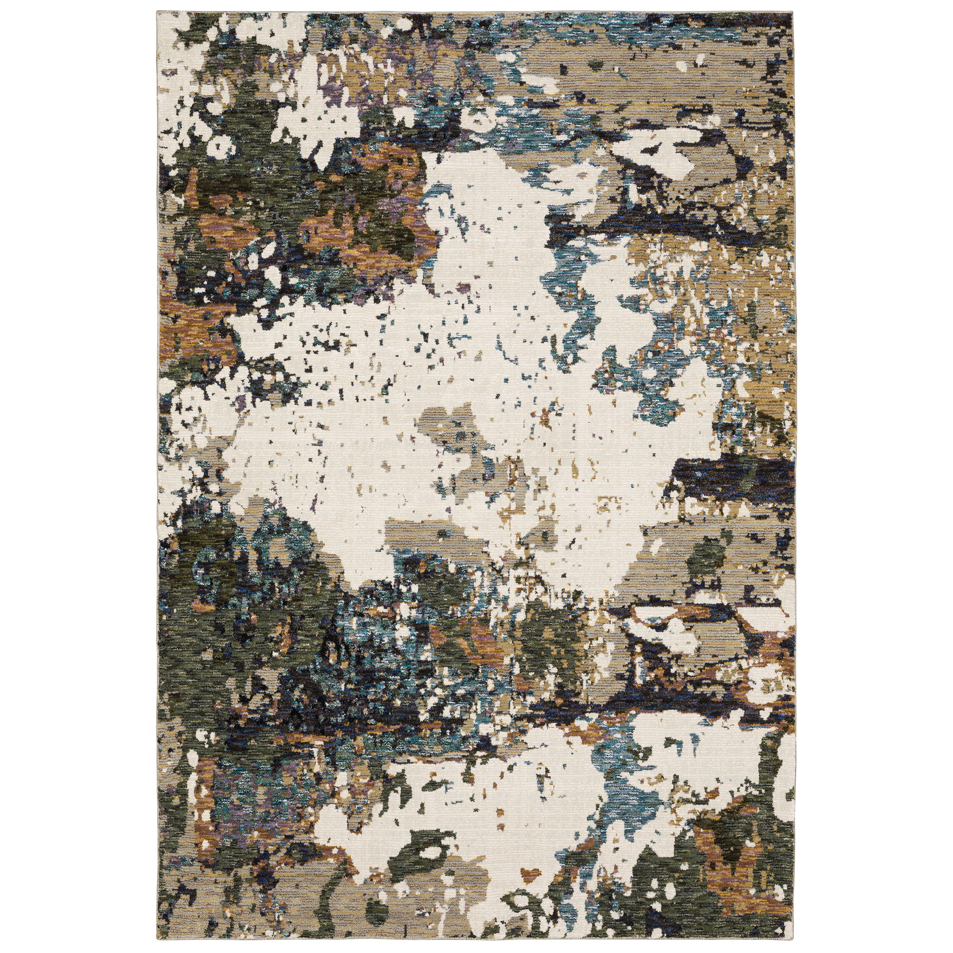 Oriental Weavers Evolution 8027A Blue/Grey Area Rug