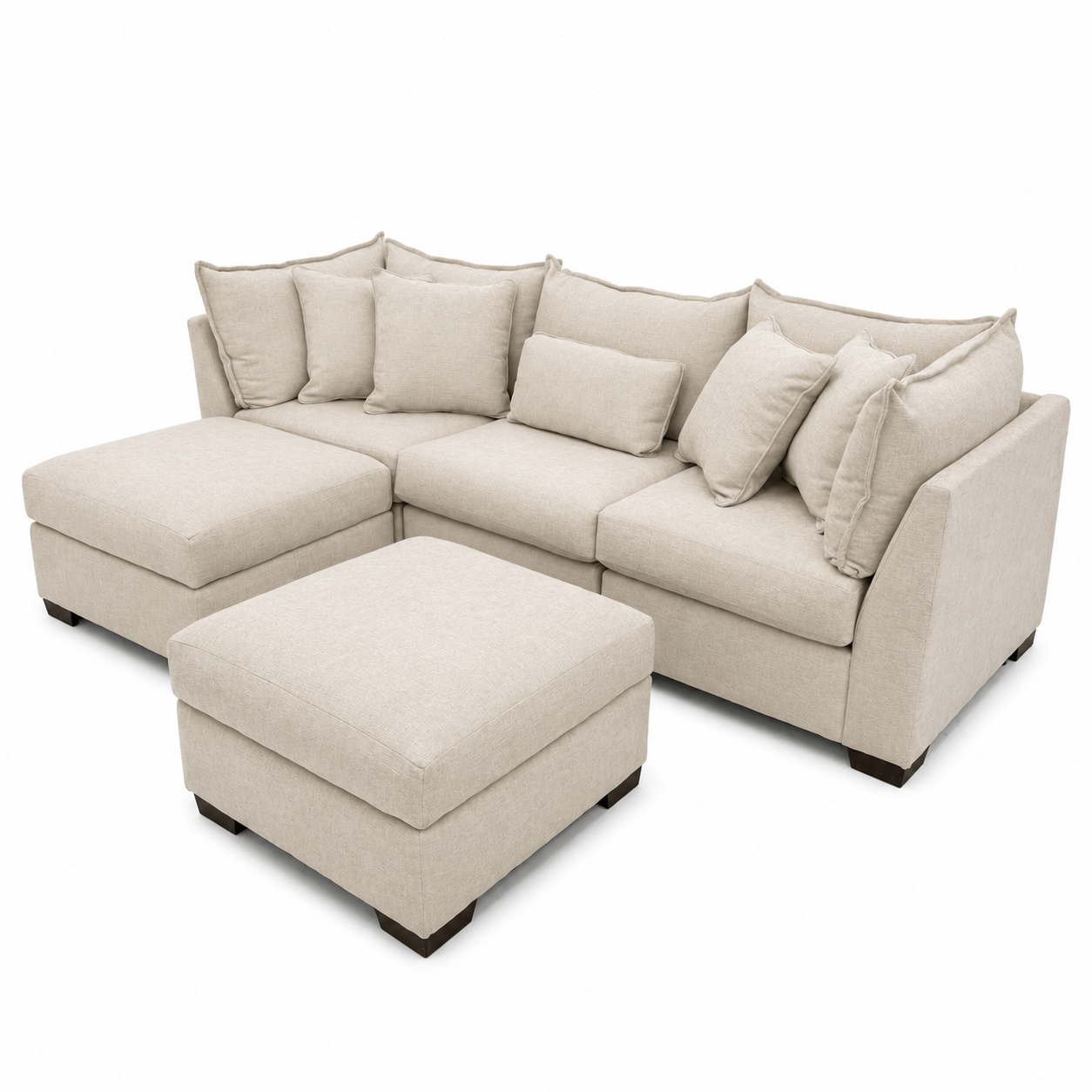 Alina 3 Pc Sofa with Double Storage Chaise