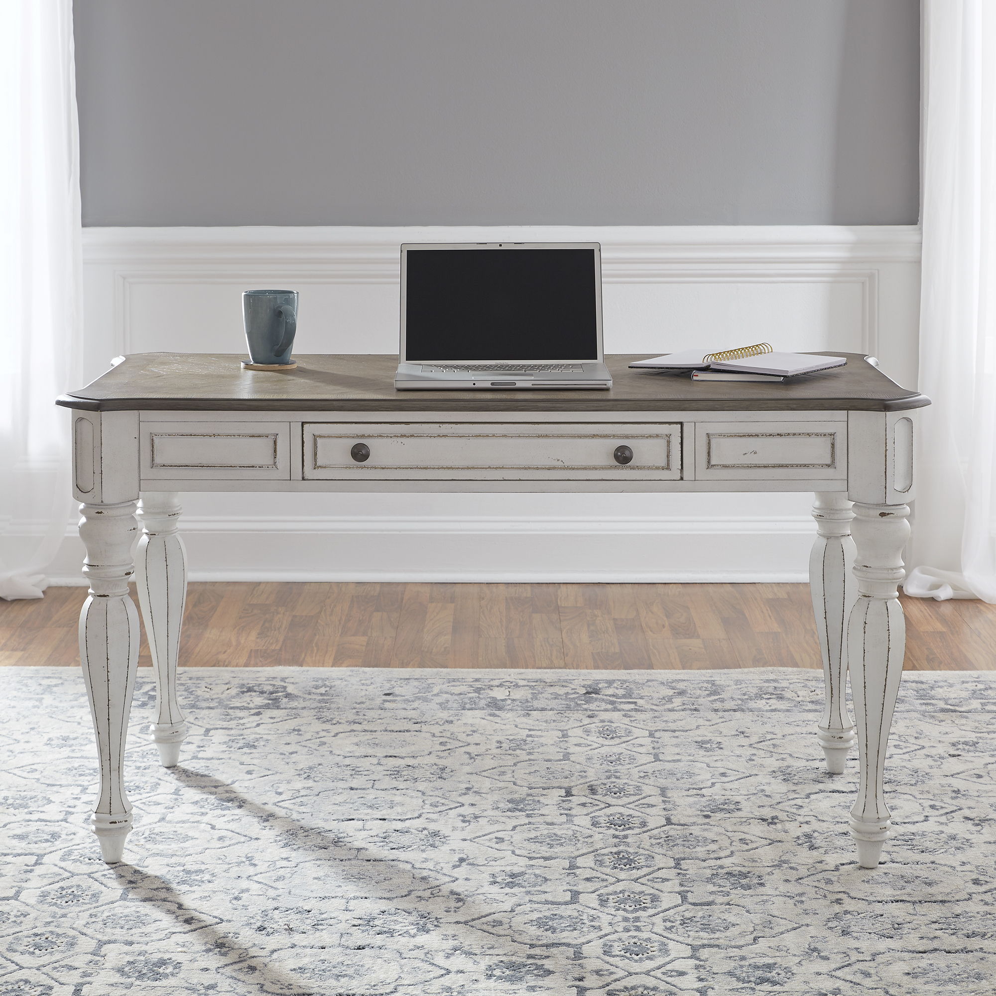 Magnolia Manor - Lift Top Writing Desk - Antique White