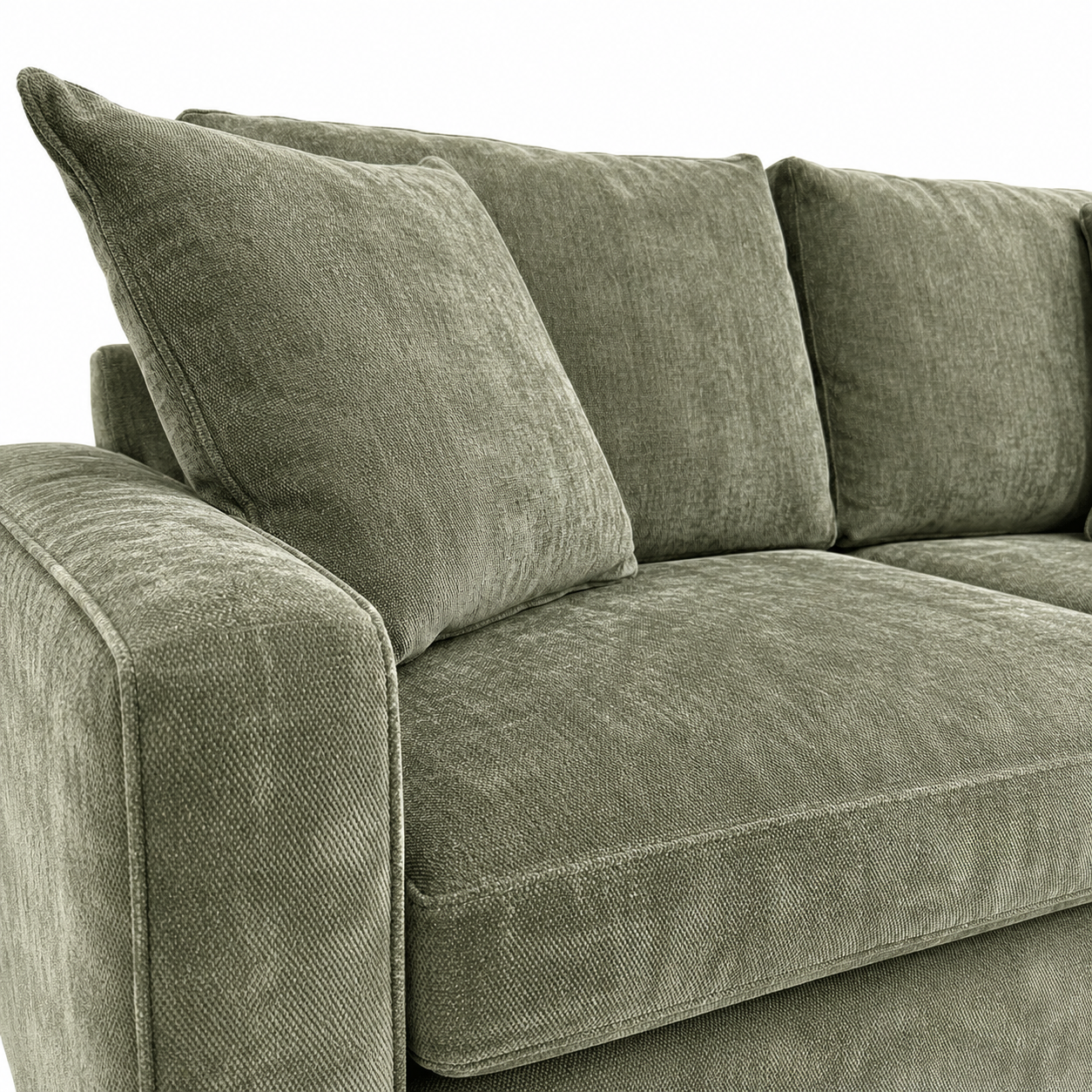 Alton 2 Pc Loveseat in Olive Green