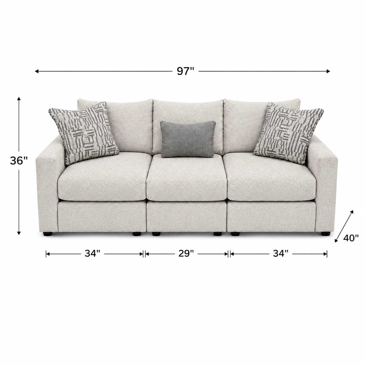 Parker 3 Pc Sofa