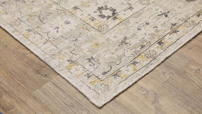 Oriental Weavers Windham WIN02 Beige/Gold Area Rug