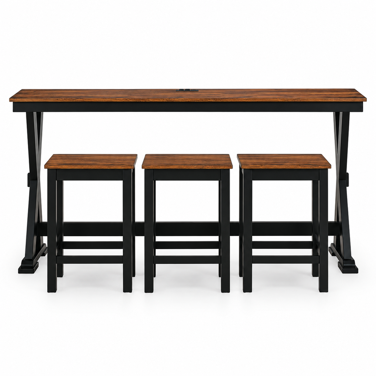 Mila Rectangular Counter-Height Dining Table Set