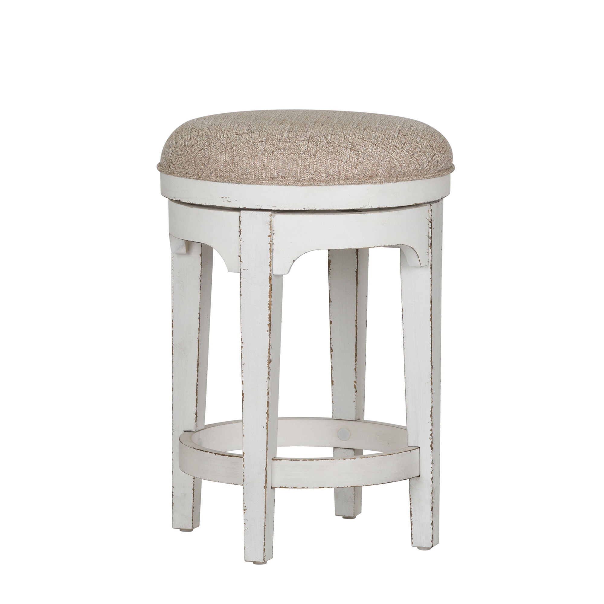 Magnolia Manor - Console Swivel Stool - Antique White