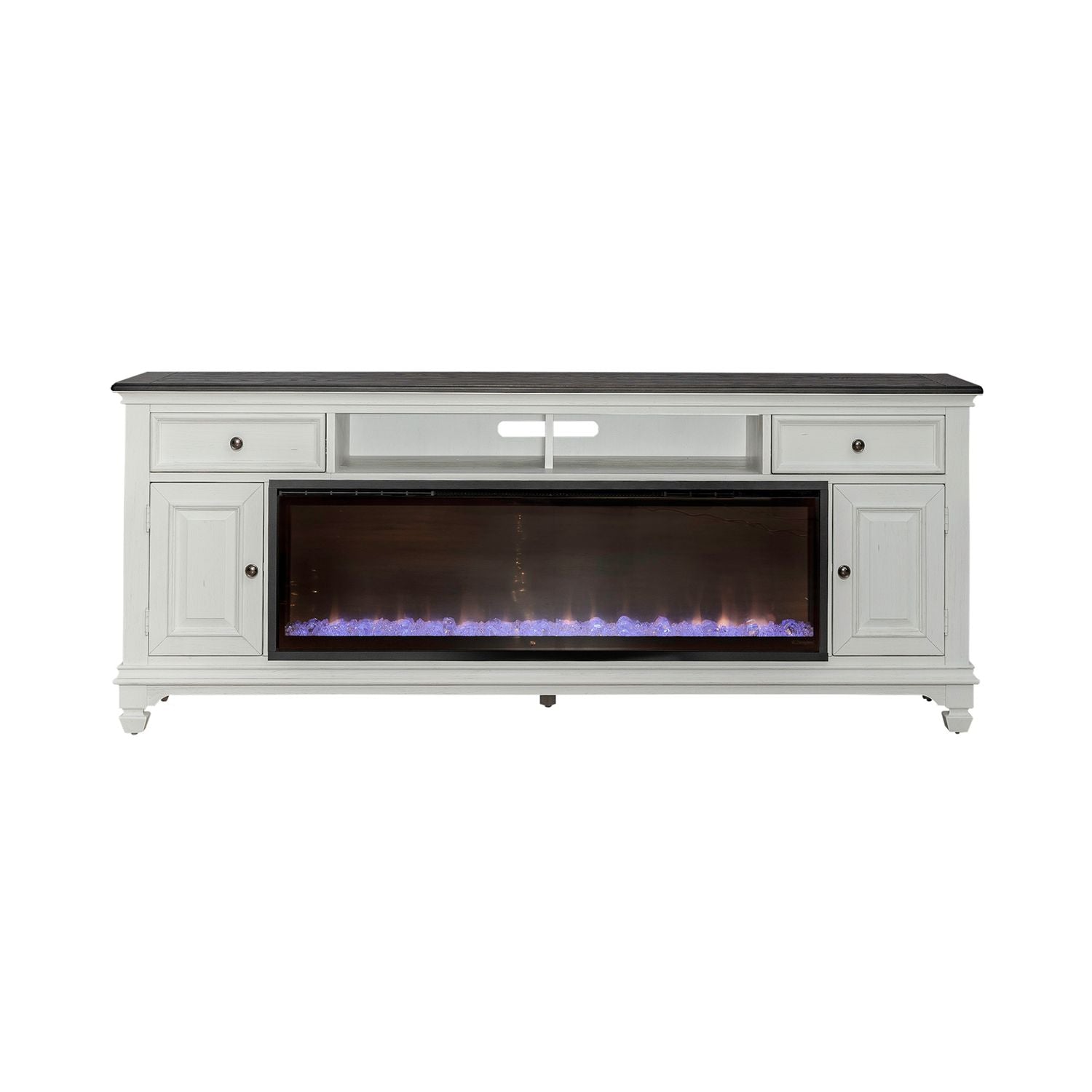 80 Inch Fireplace TV Console
