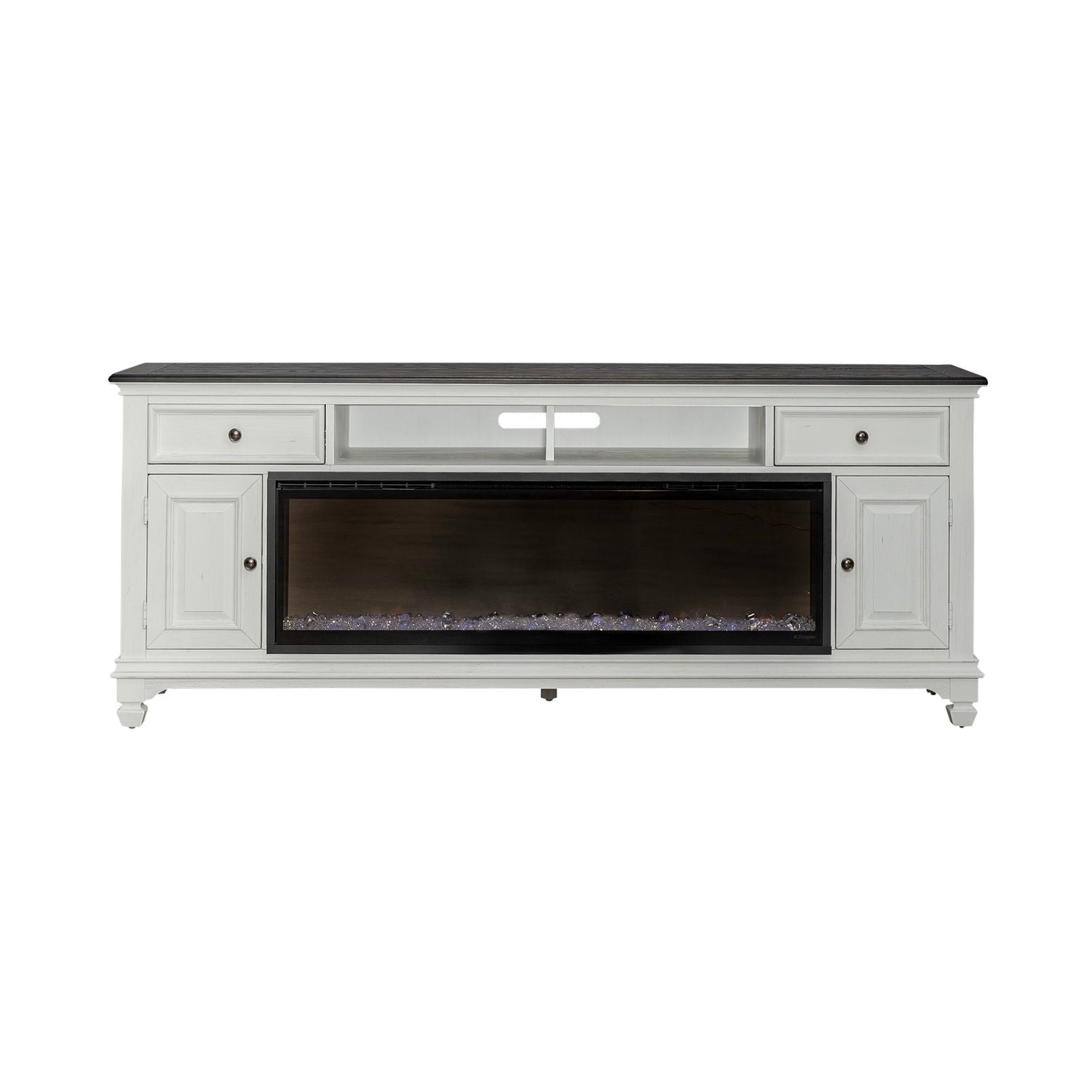 80 Inch Fireplace TV Console
