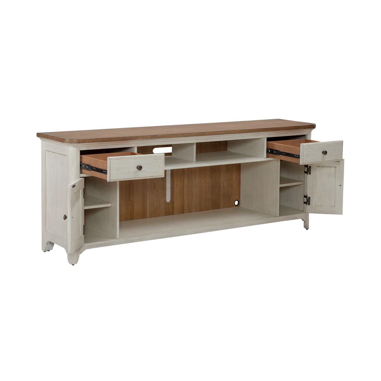 80 Inch Fireplace TV Console