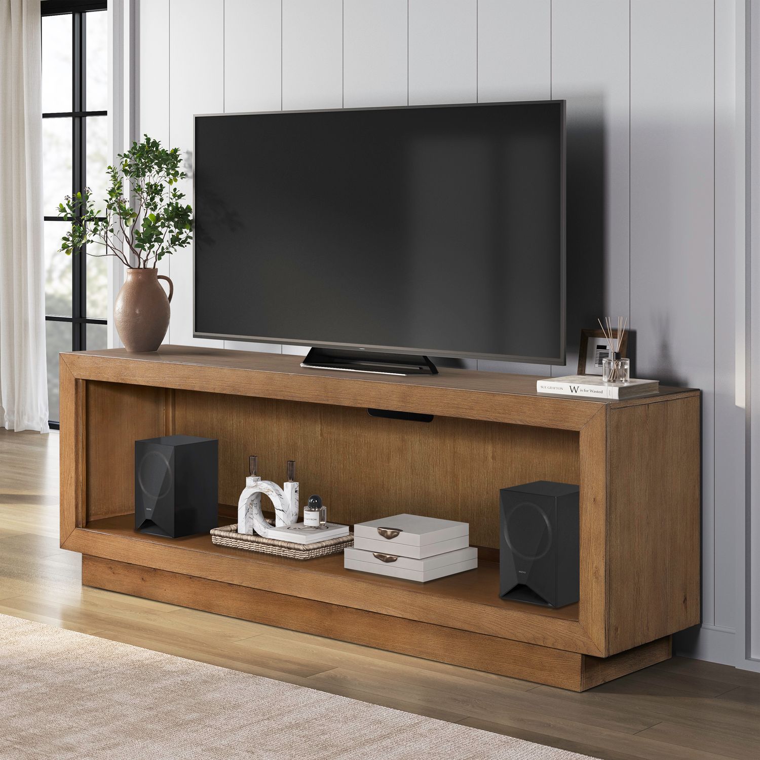 79 Inch Fireplace TV Console