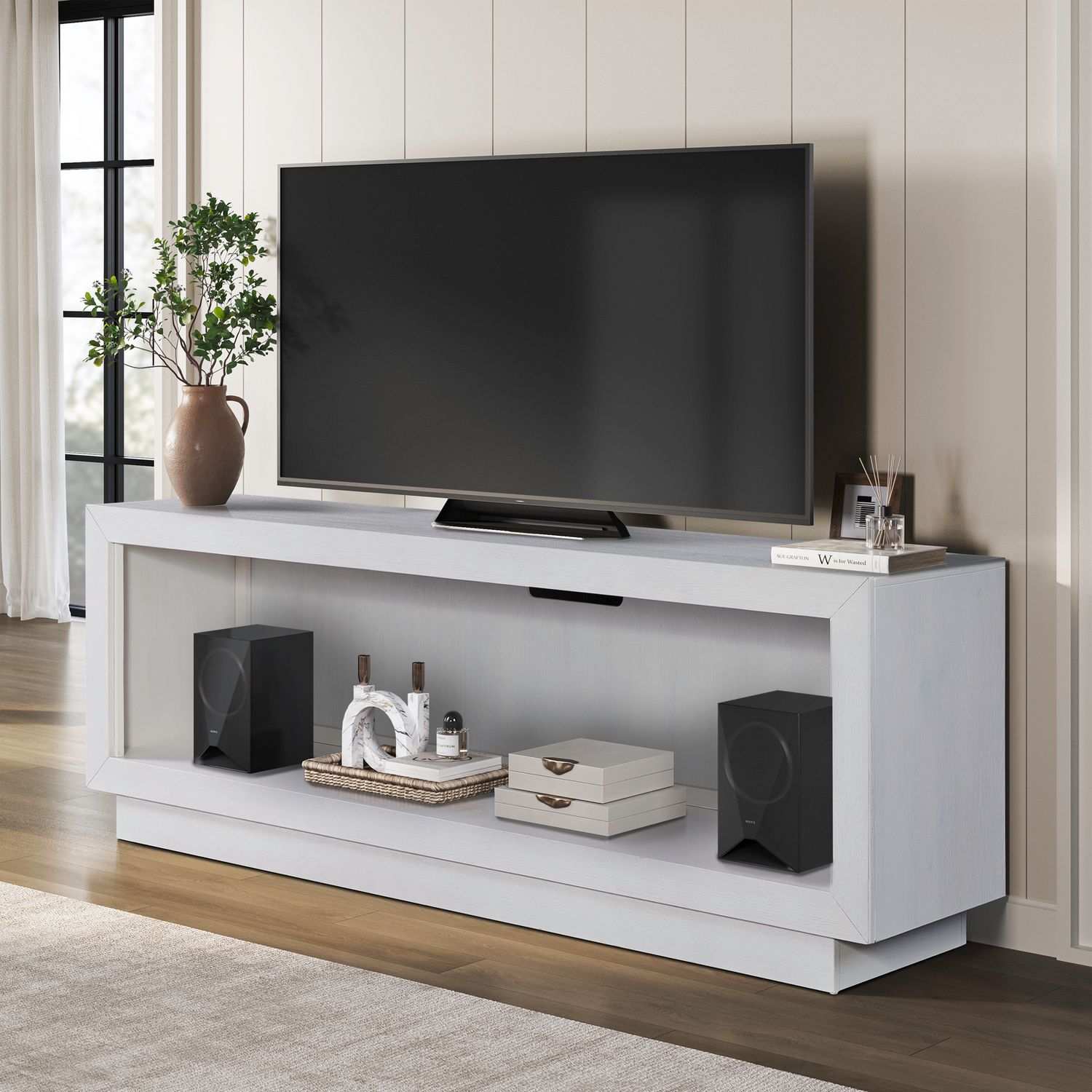 79 Inch Fireplace TV Console
