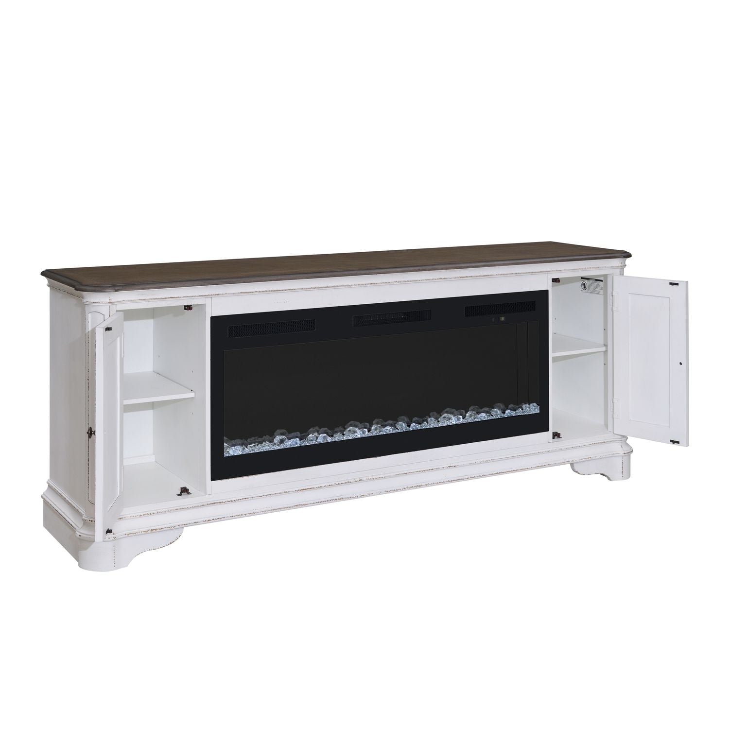 244 82 Inch Console w/ Fire FTS
