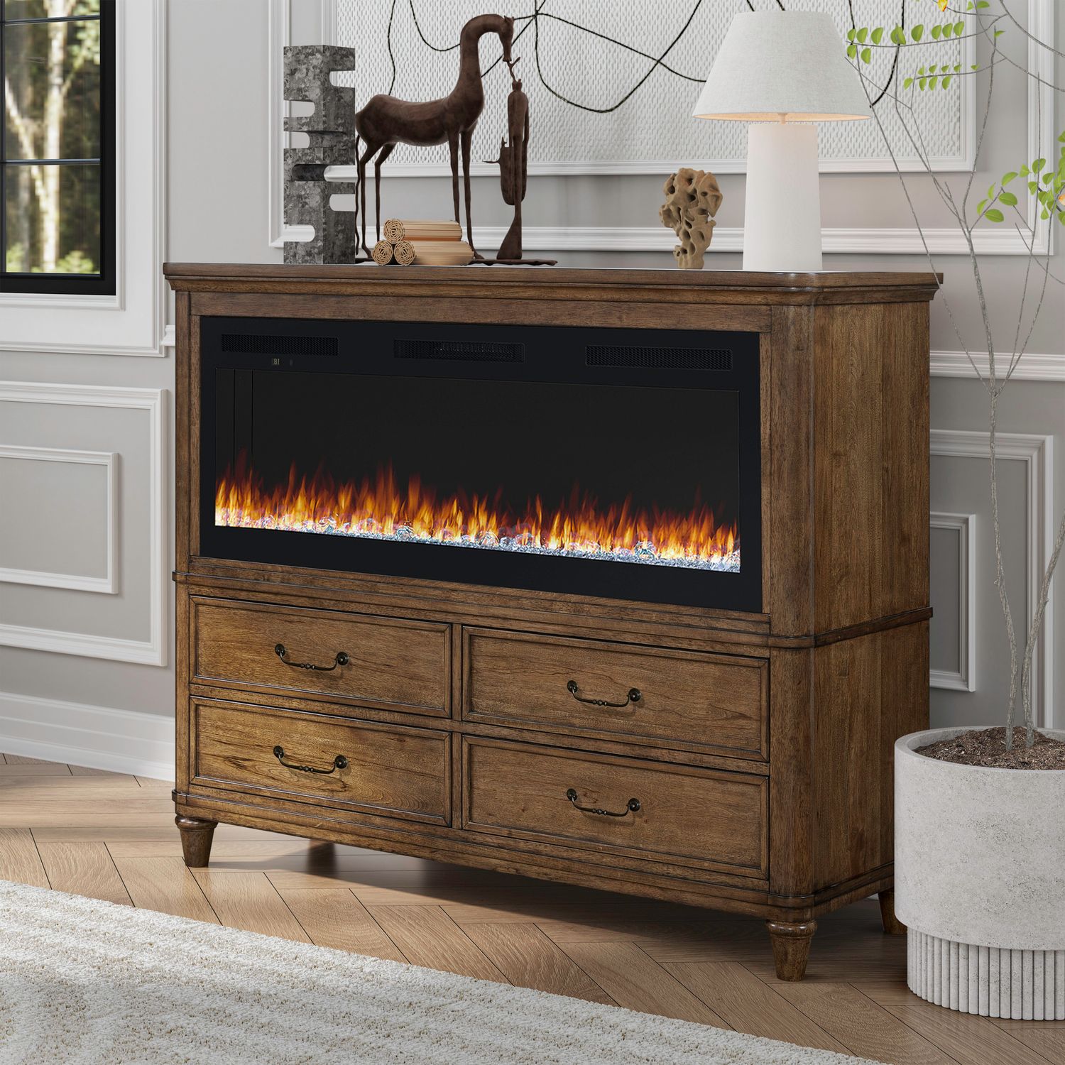 336 2 Drawer Chest w/ Fire FTS