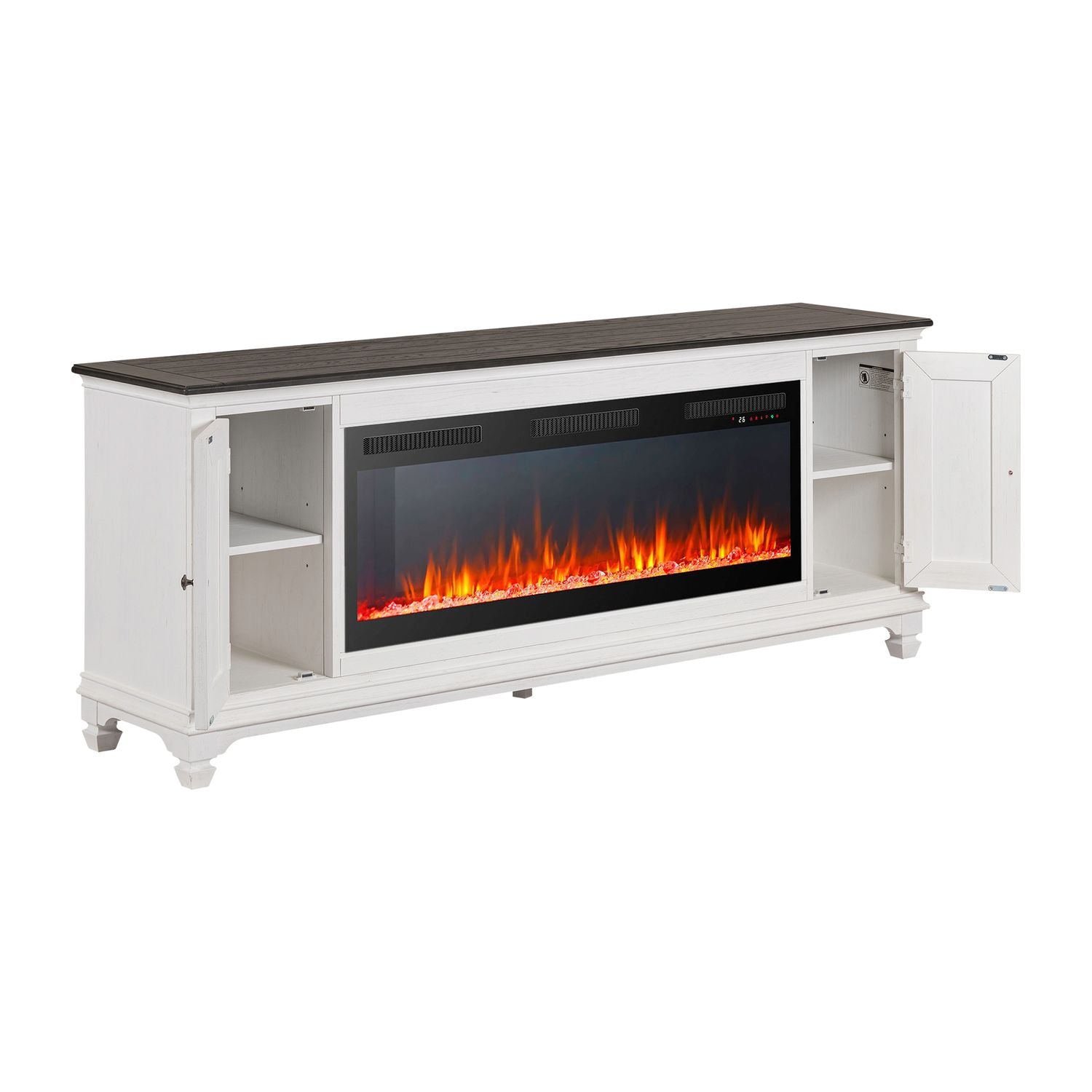417 80 Inch Console w/ Fire FTS