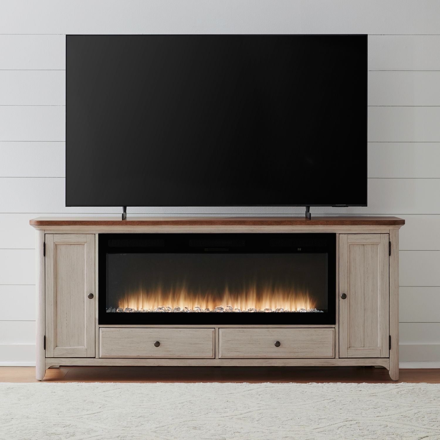 652 80 Inch Console w/ Fire FTS