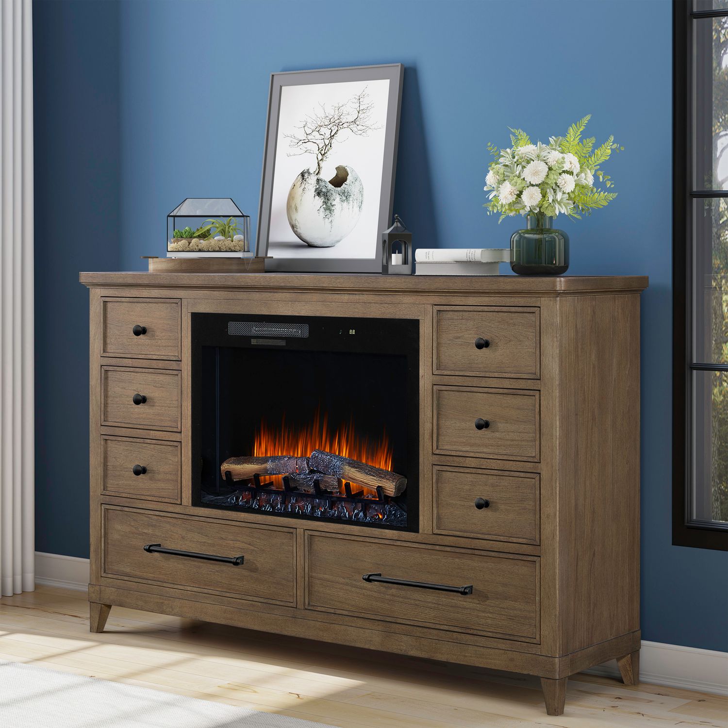 939 8 Drawer Dresser w/ Fire FTS