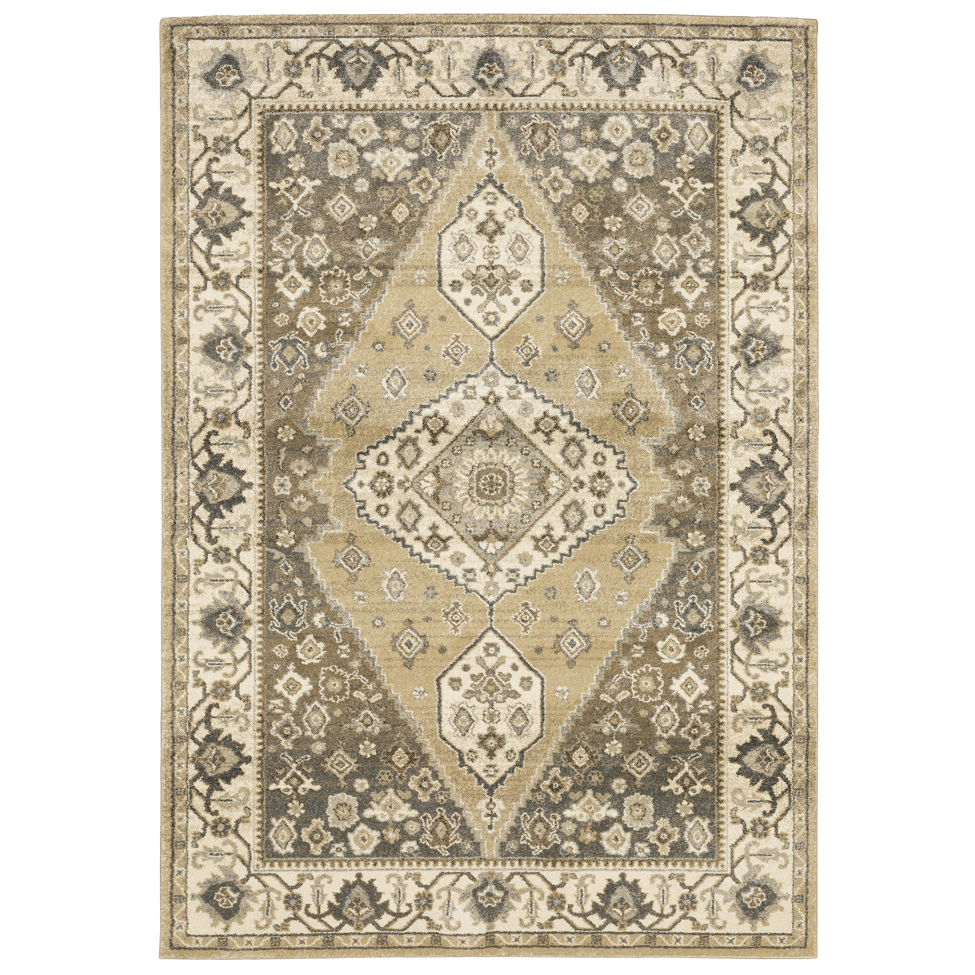 Oriental Weavers Florence 661I Beige/Grey Area Rug