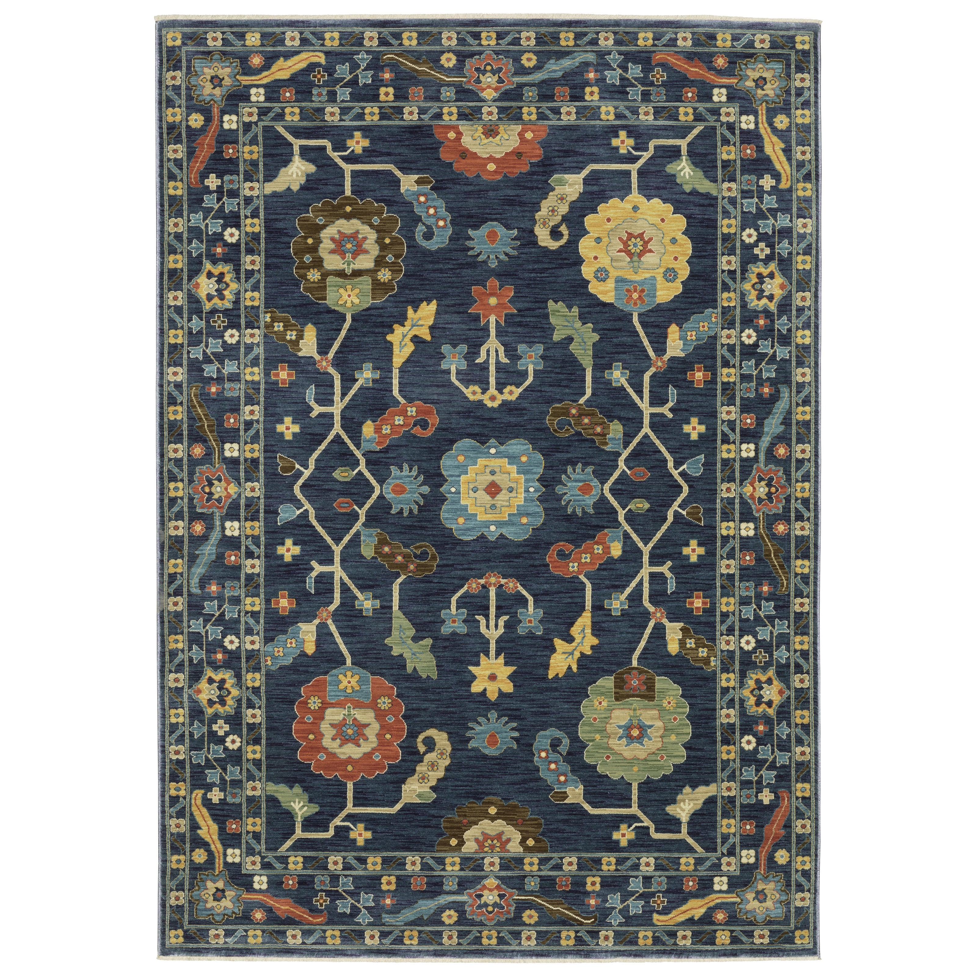 Oriental Weavers Francesca FR03F Blue/Multi Area Rug