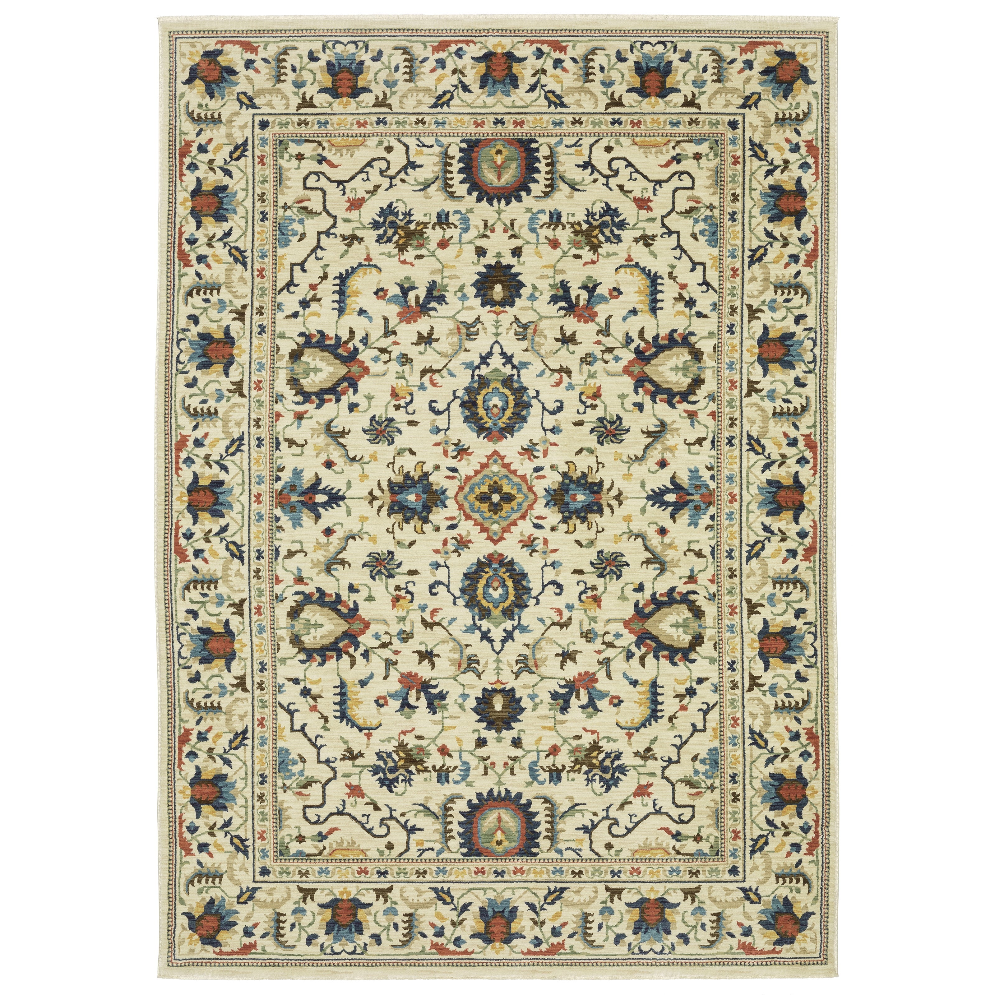 Oriental Weavers Francesca FR10A Ivory/Multi Area Rug