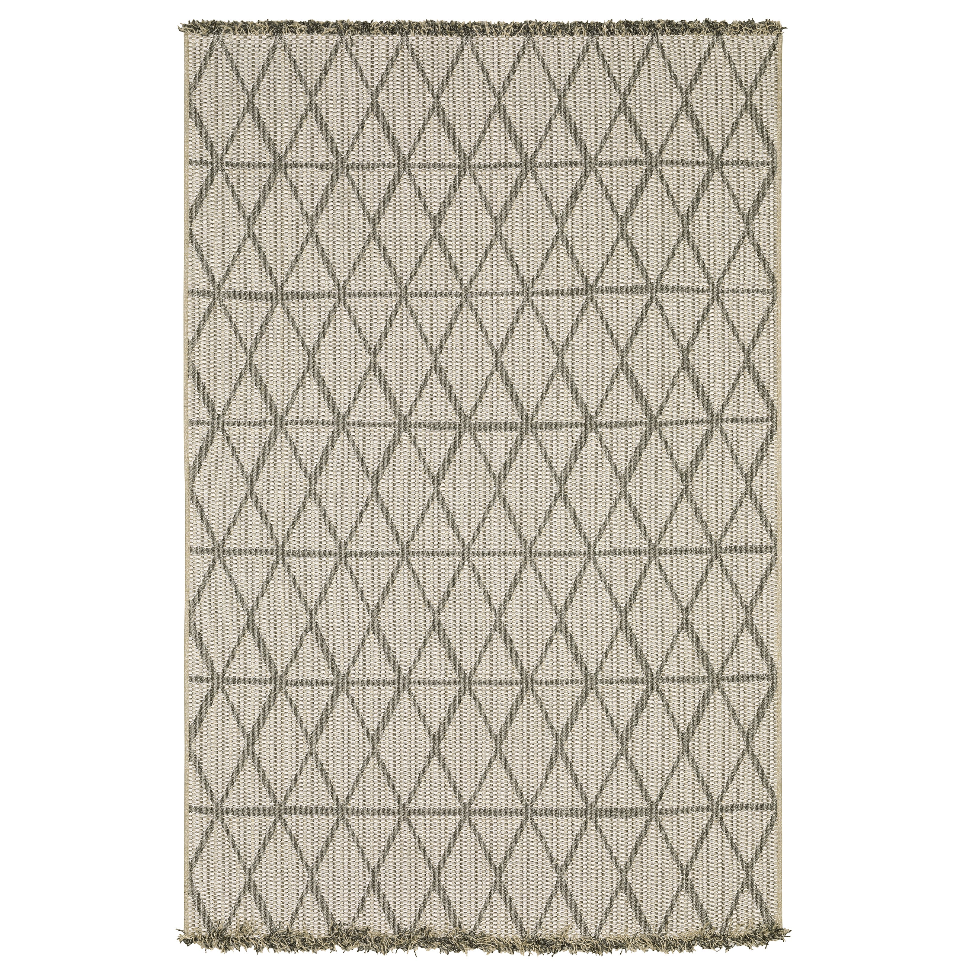 Oriental Weavers Gillian 1622E Beige/Black Area Rug