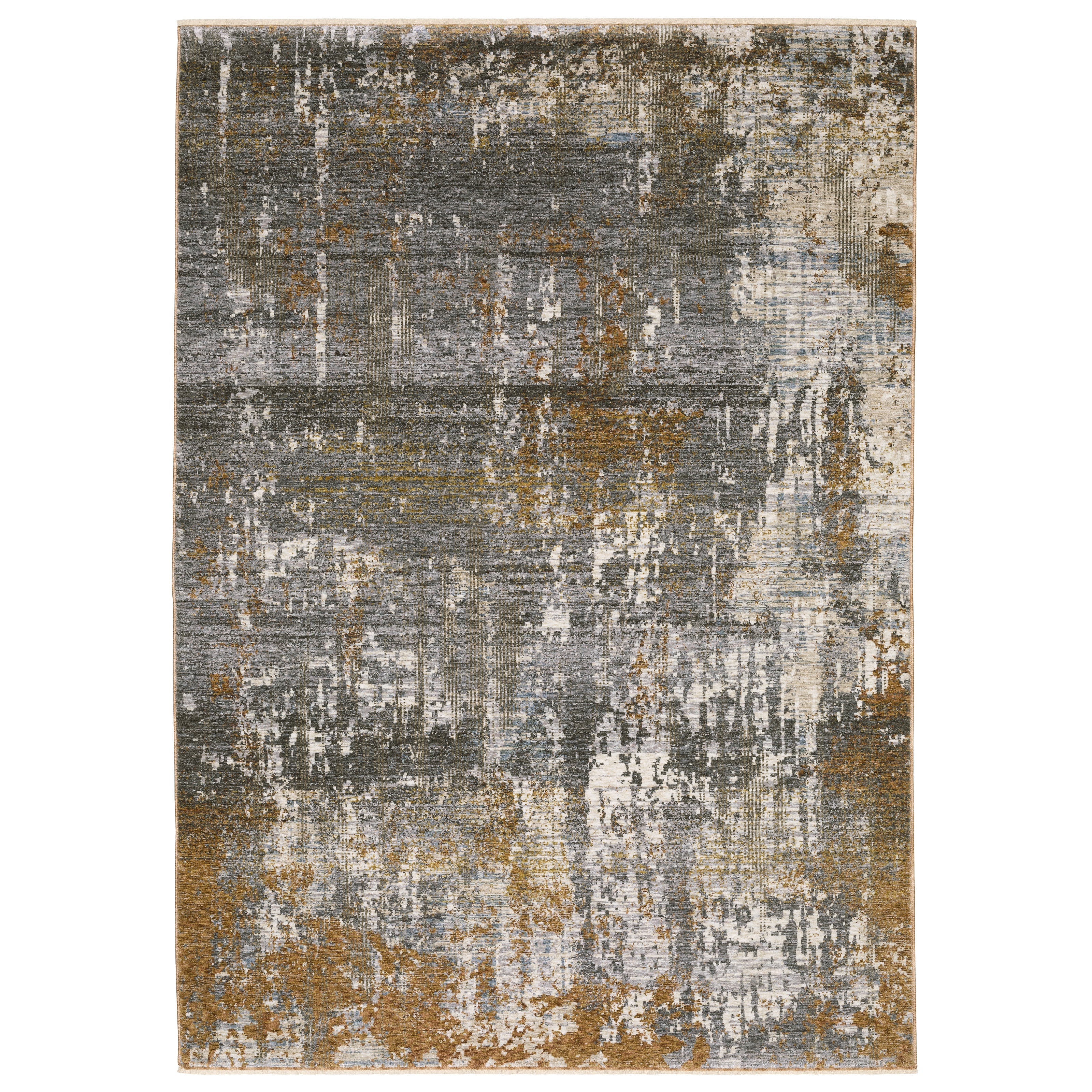 Oriental Weavers Hayden HAY06 Grey/Rust Area Rug
