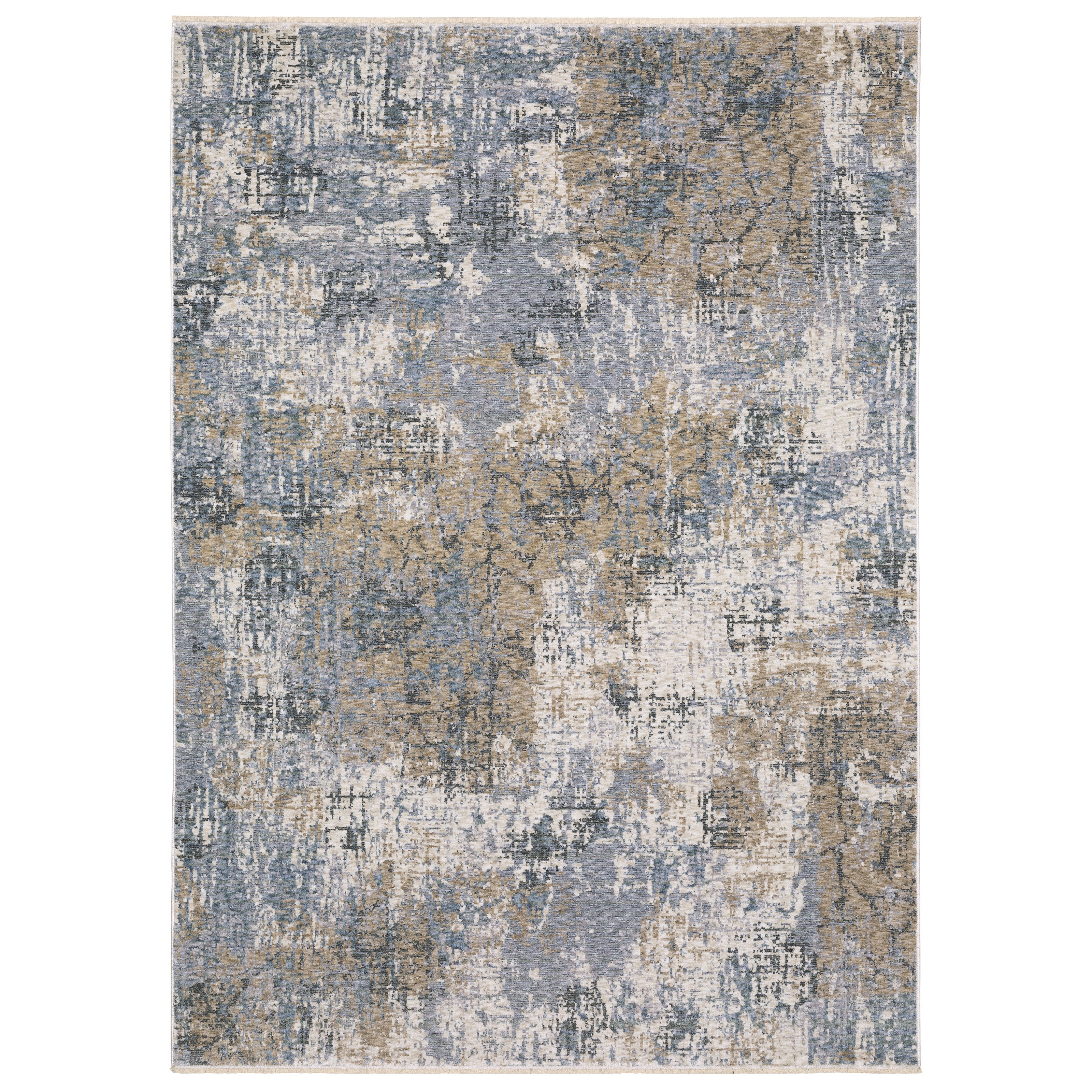 Oriental Weavers Hayden HAY08 Beige/Blue Area Rug
